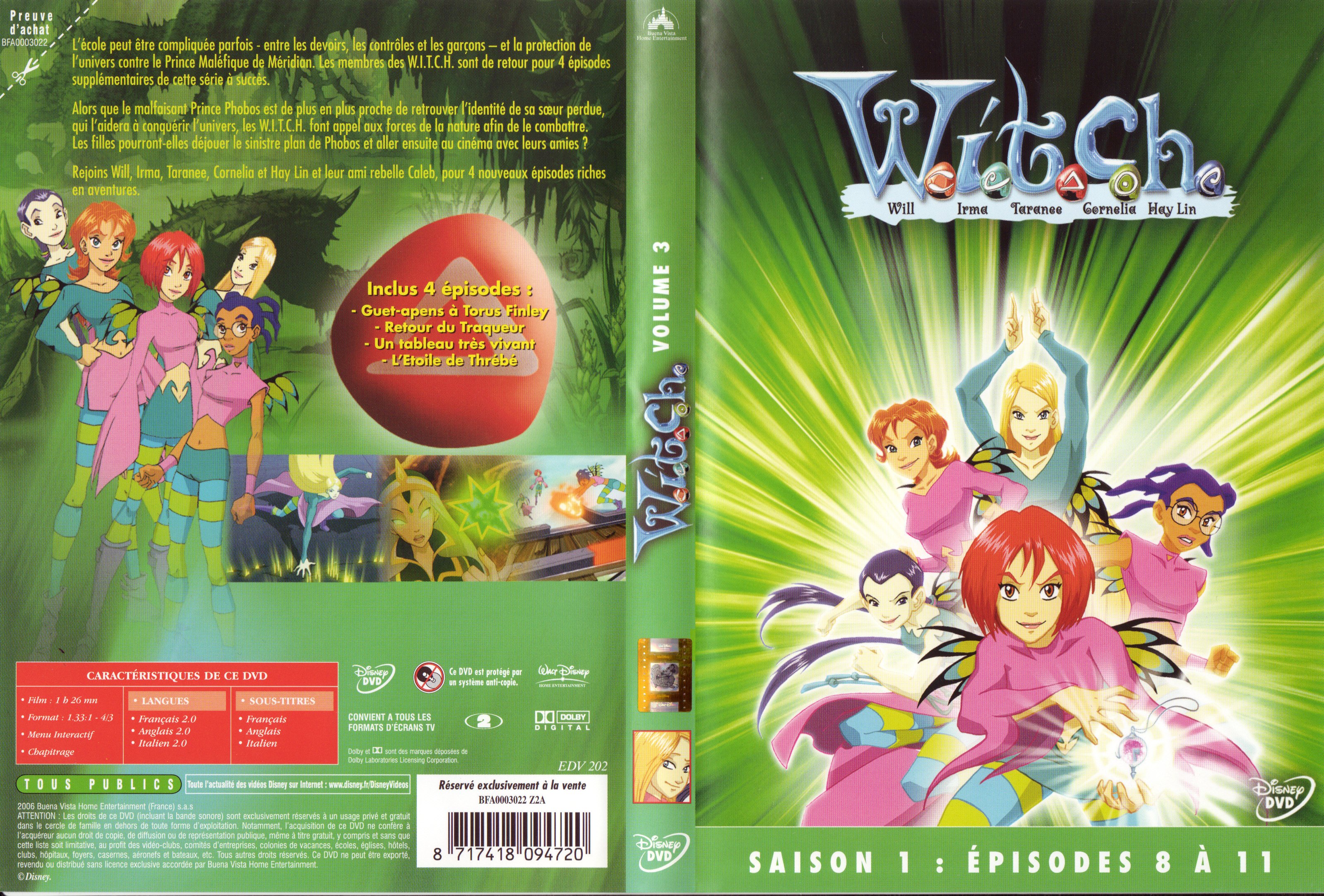 Jaquette DVD Witch vol 3