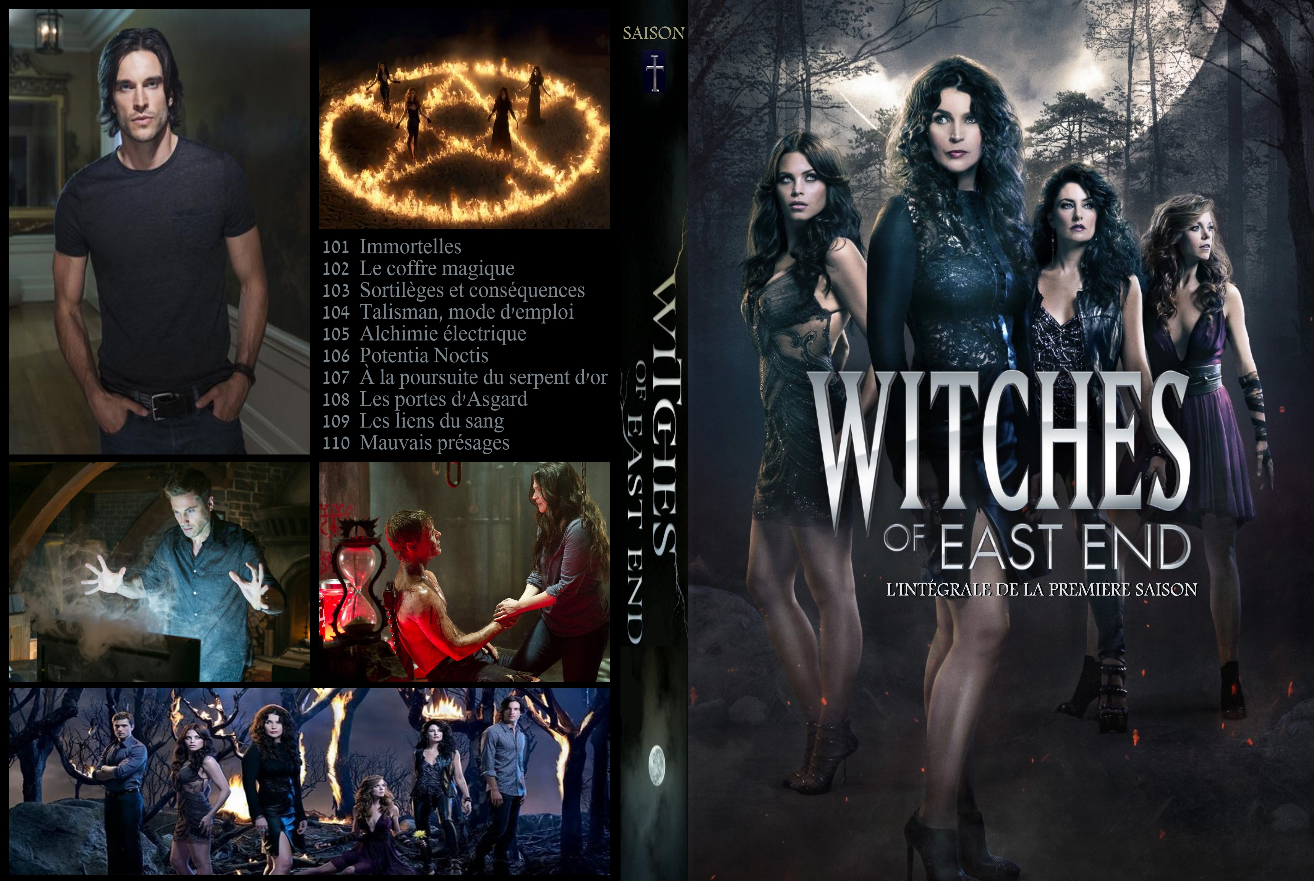 Jaquette DVD Witches of East End saison 1 custom