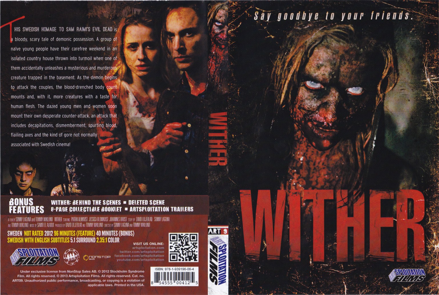 Jaquette DVD Wither Zone 1