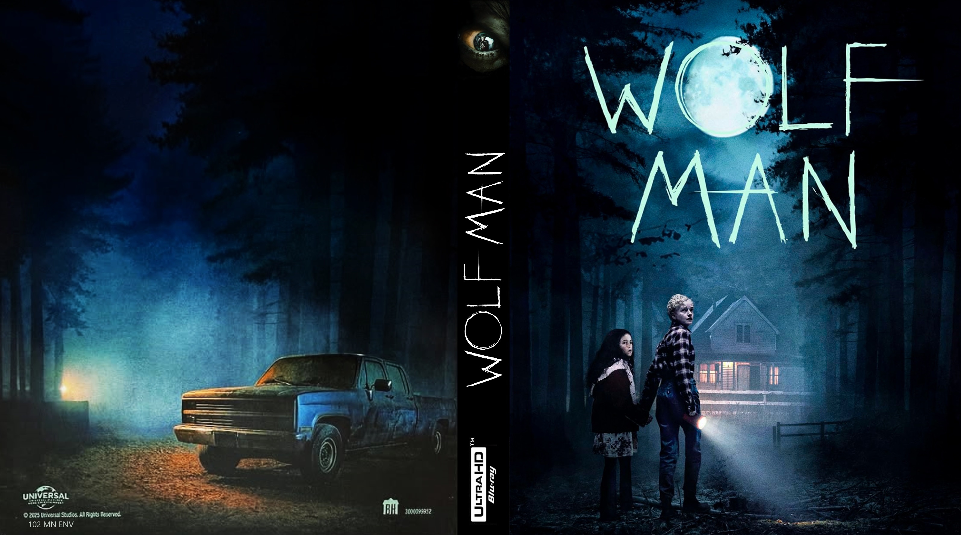 Jaquette DVD Wolf Man 4K custom (BLU-RAY)