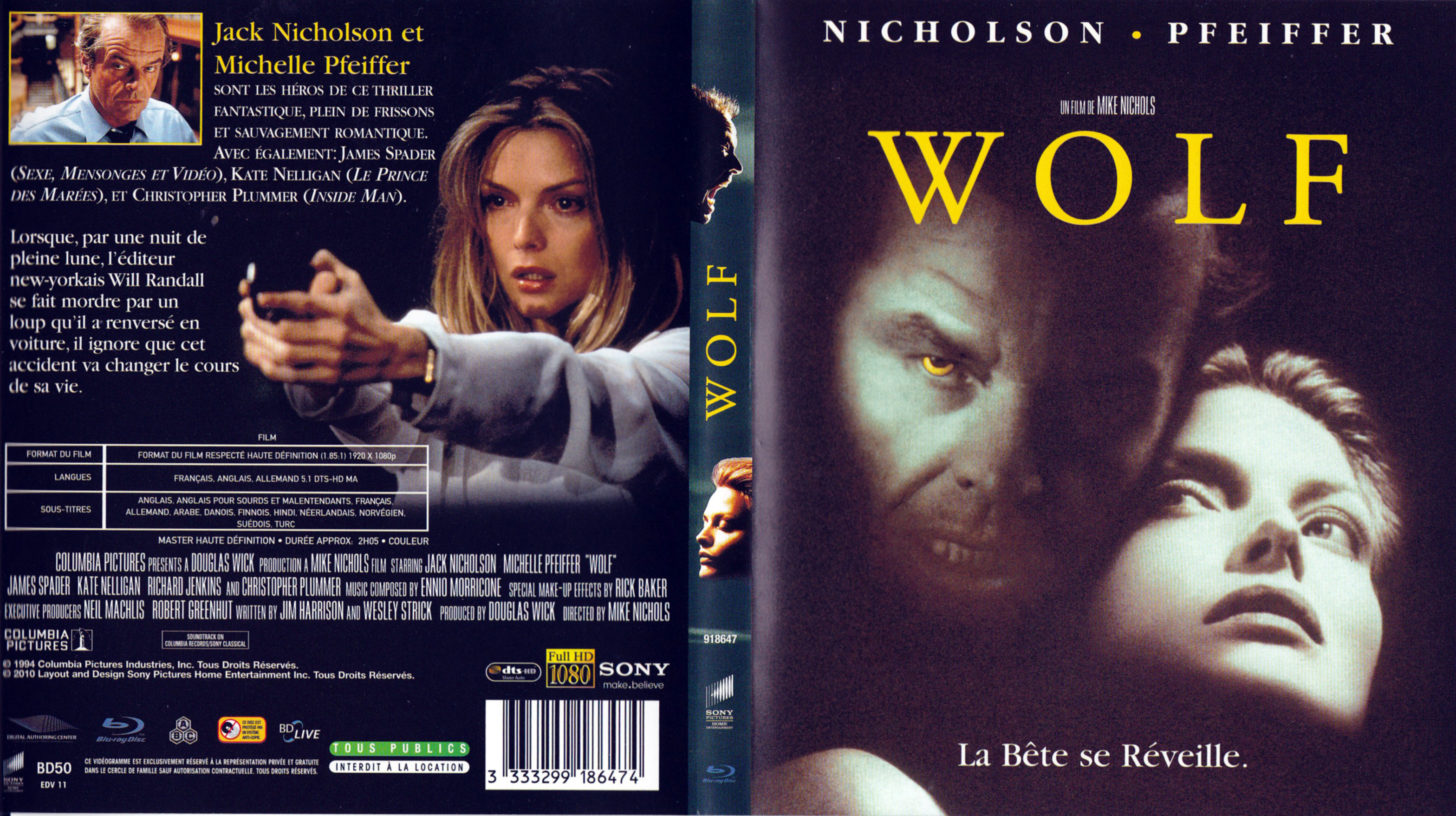 Jaquette DVD Wolf (BLU-RAY)