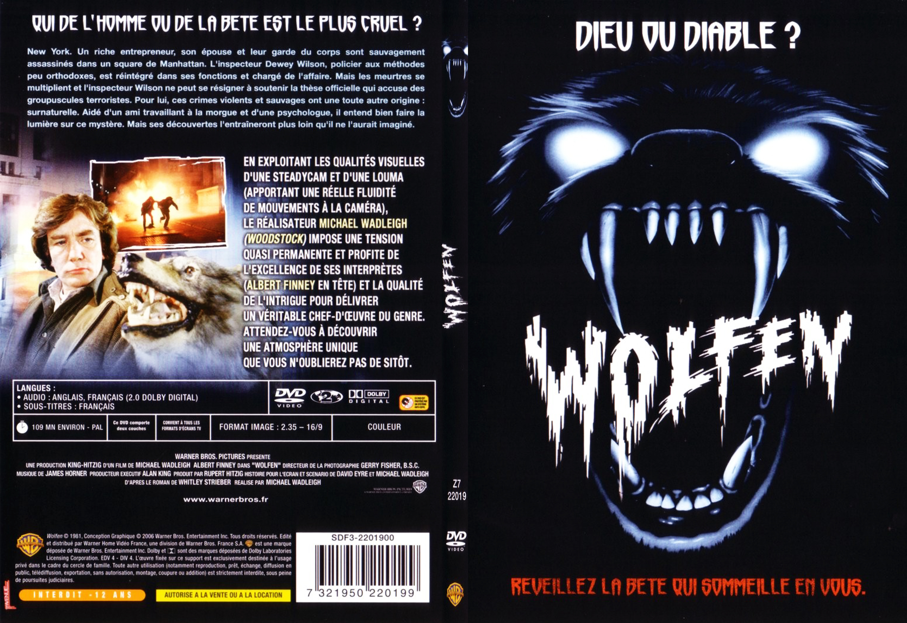 Jaquette DVD Wolfen - SLIM