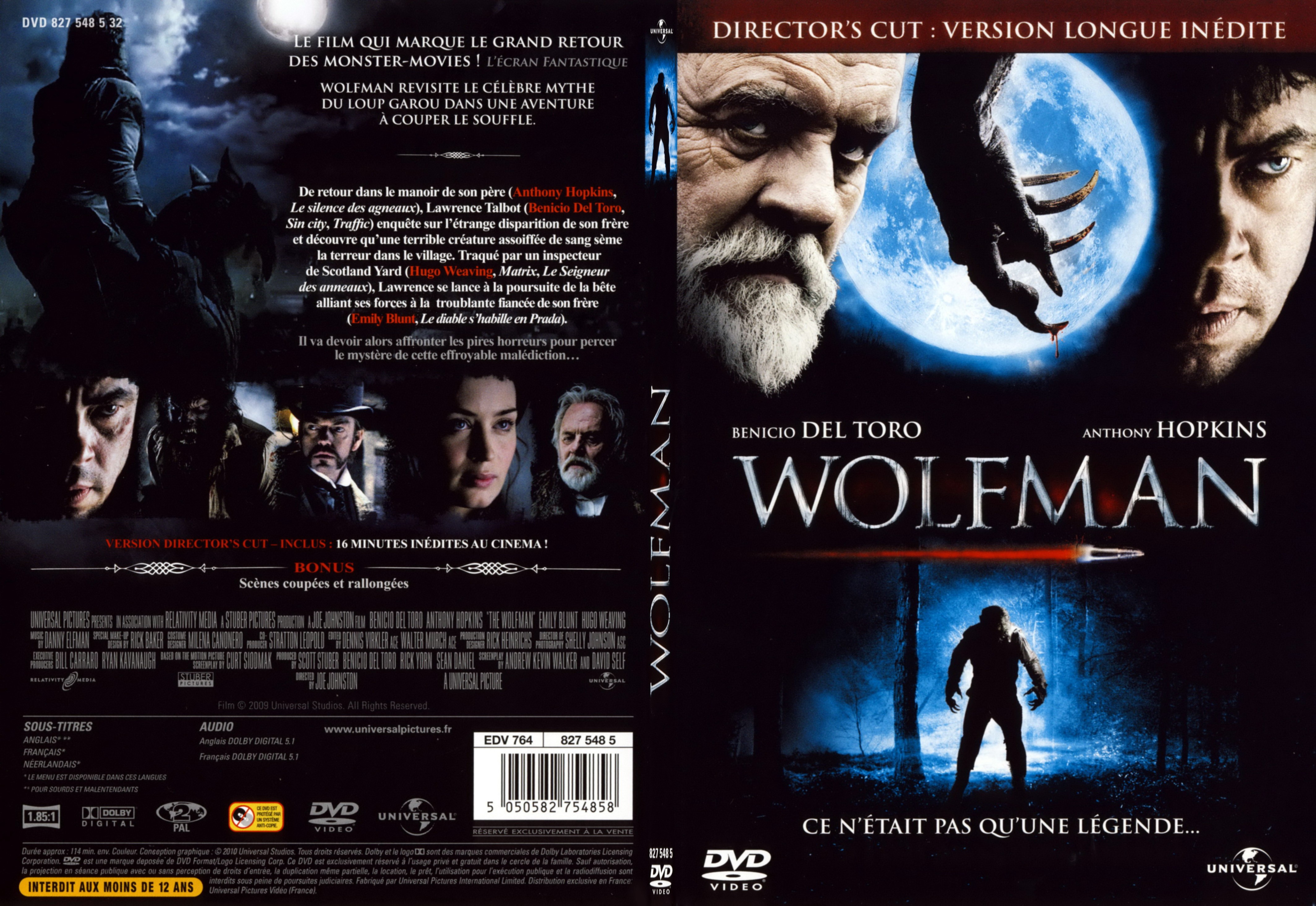Jaquette DVD Wolfman - SLIM