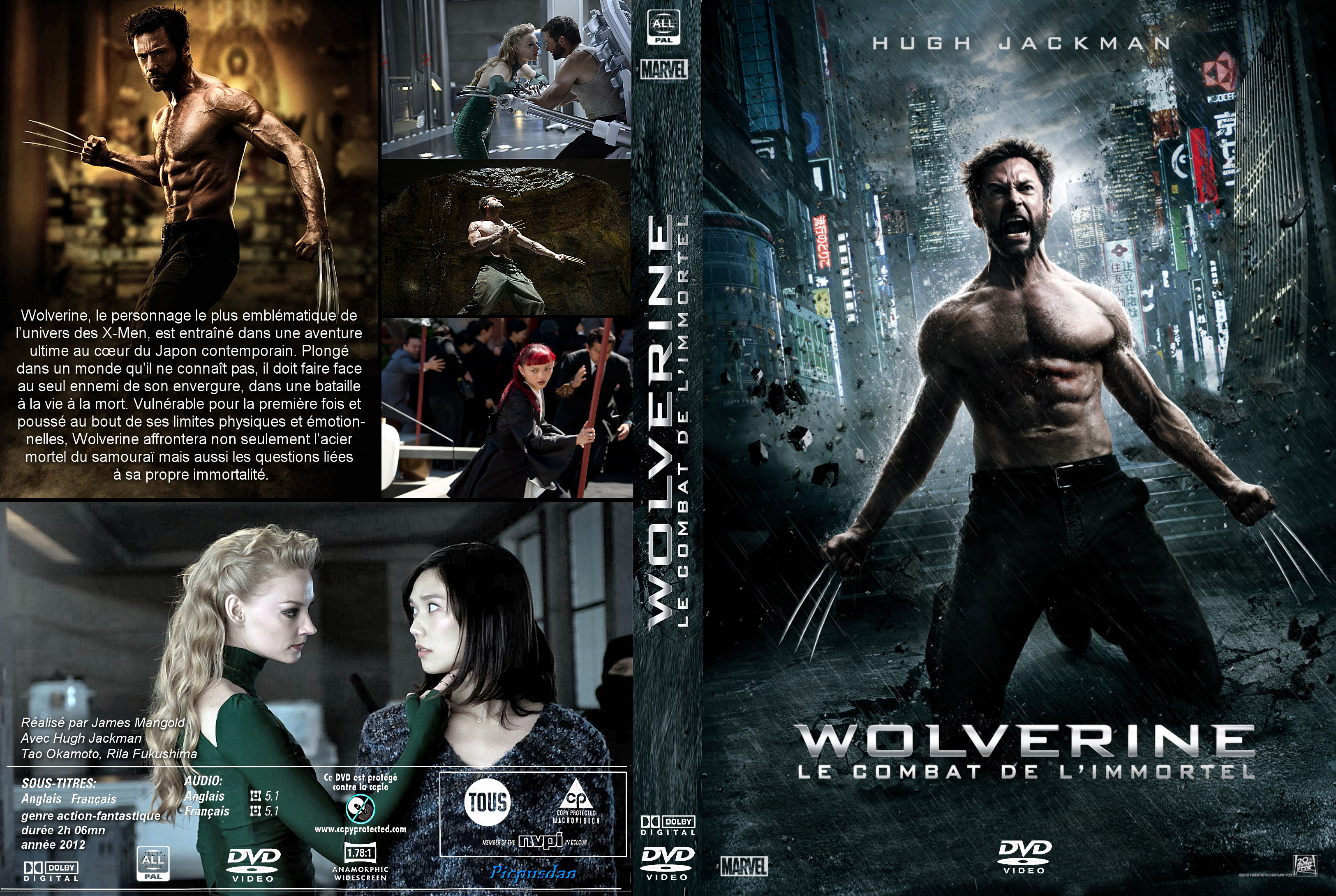 Jaquette DVD Wolverine : le combat de l