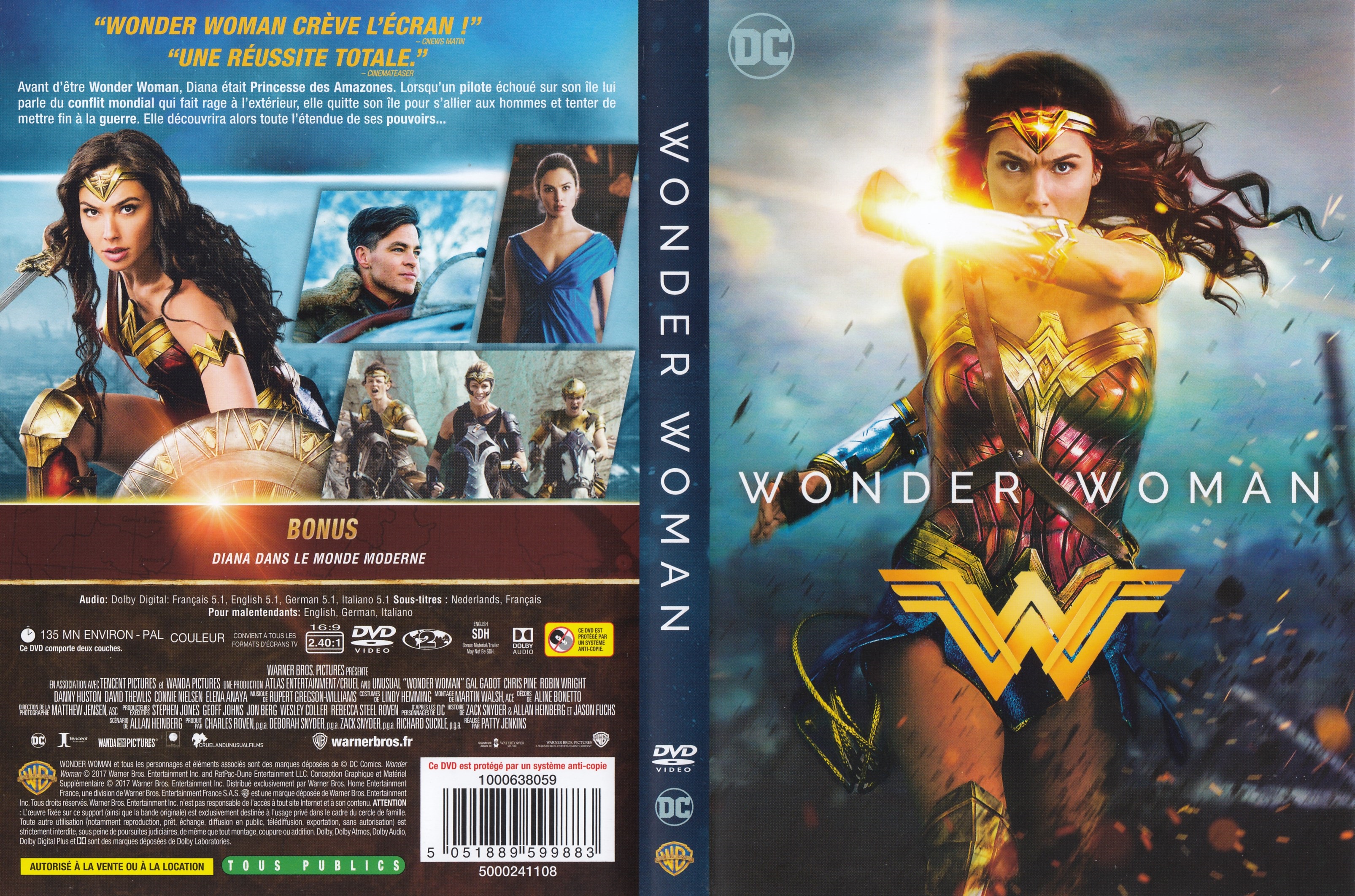 Jaquette DVD Wonder Woman