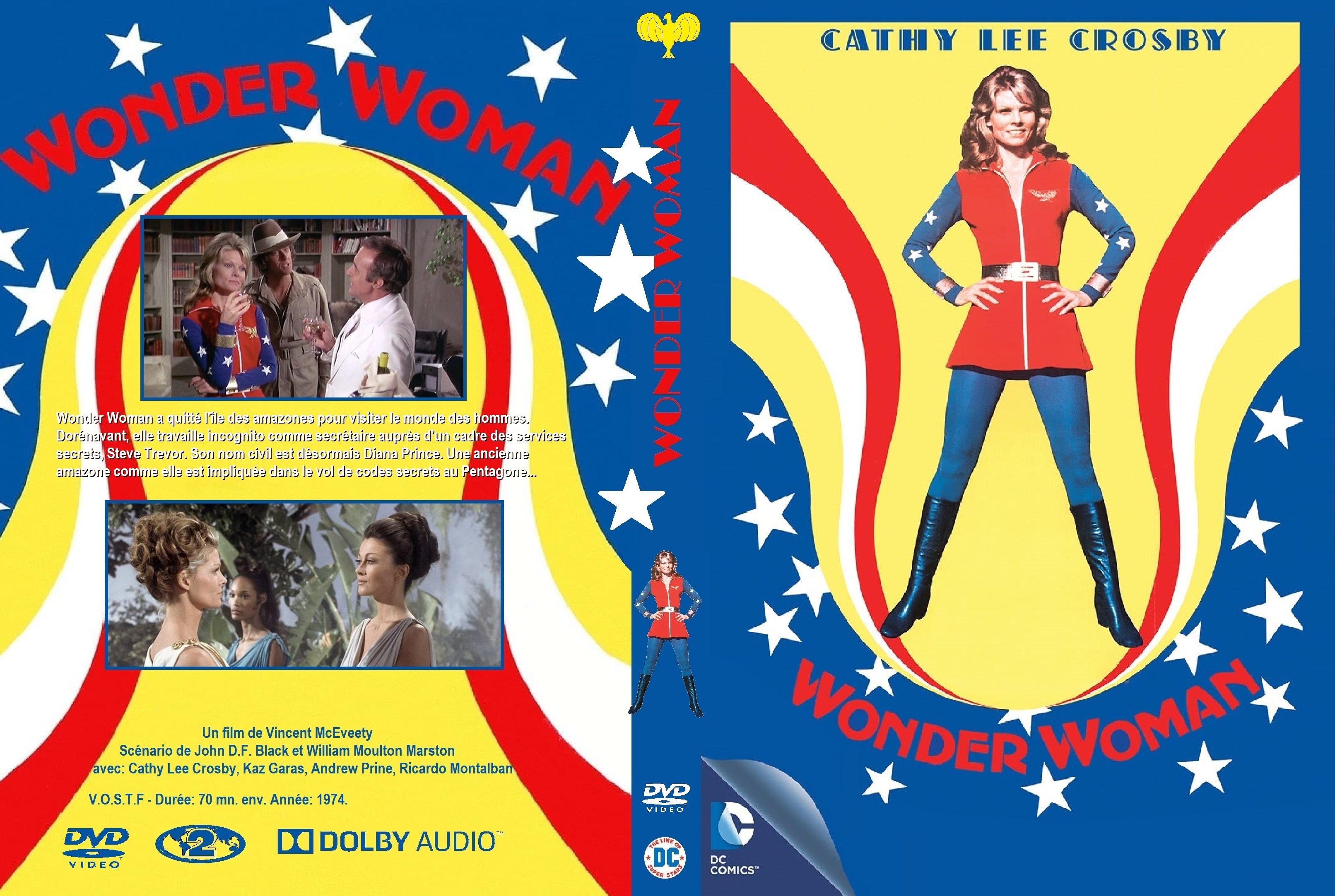 Jaquette DVD Wonder Woman (1974) custom
