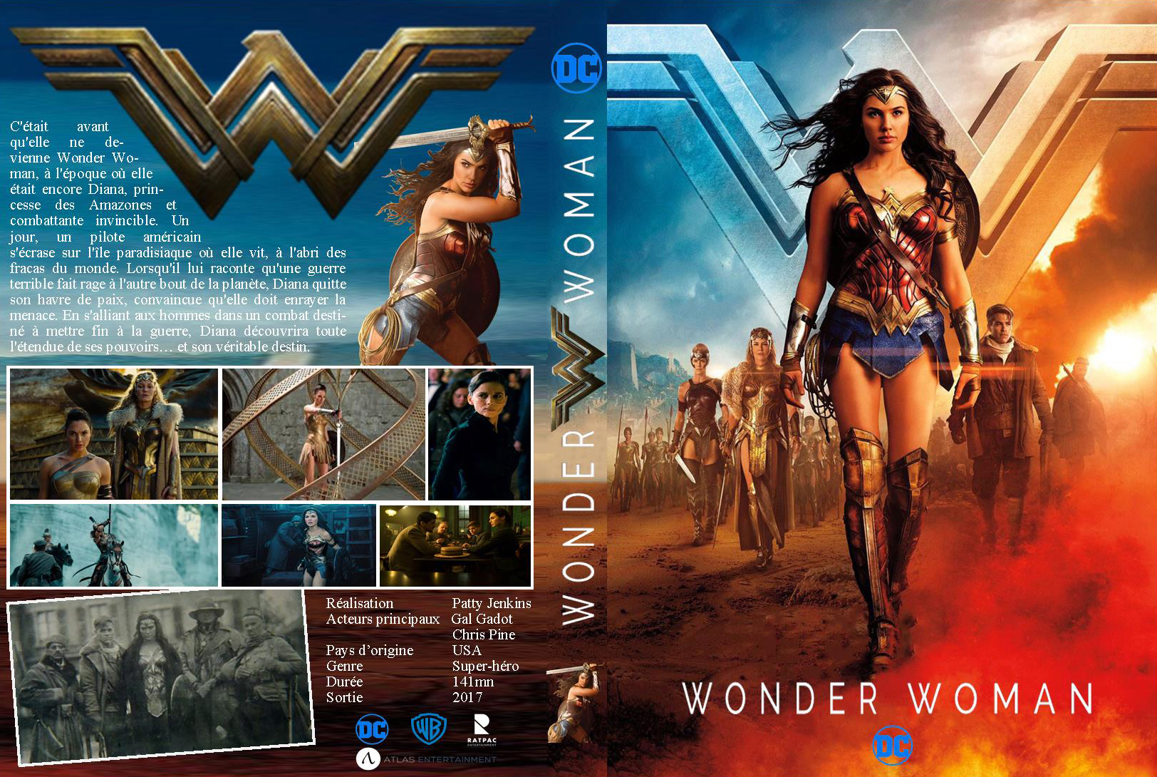 Jaquette DVD Wonder Woman custom