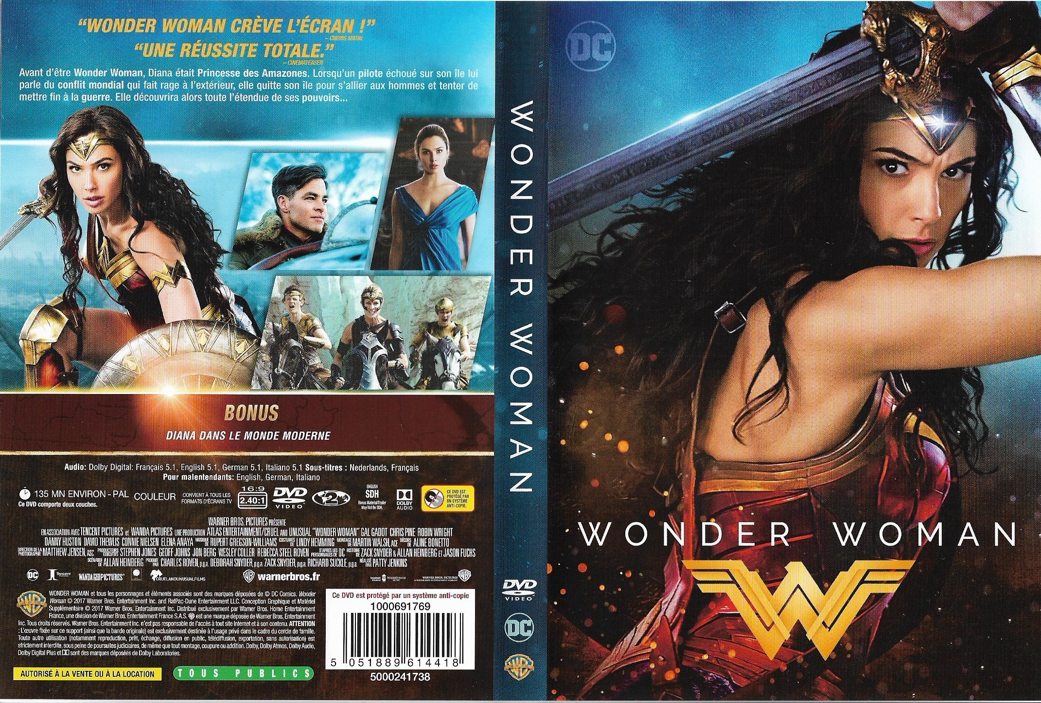 Jaquette DVD Wonder Woman v2