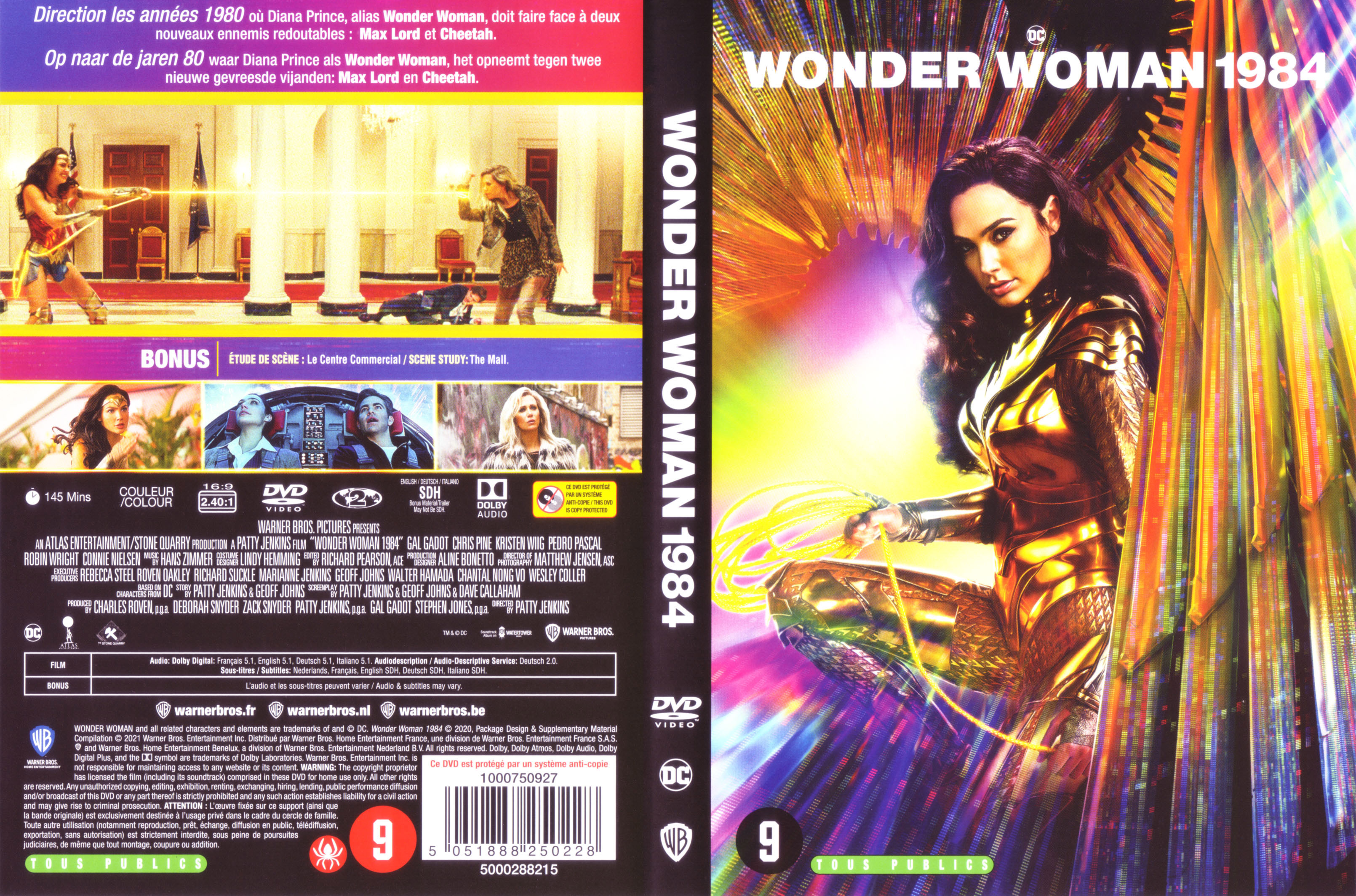 Jaquette DVD Wonder woman 1984