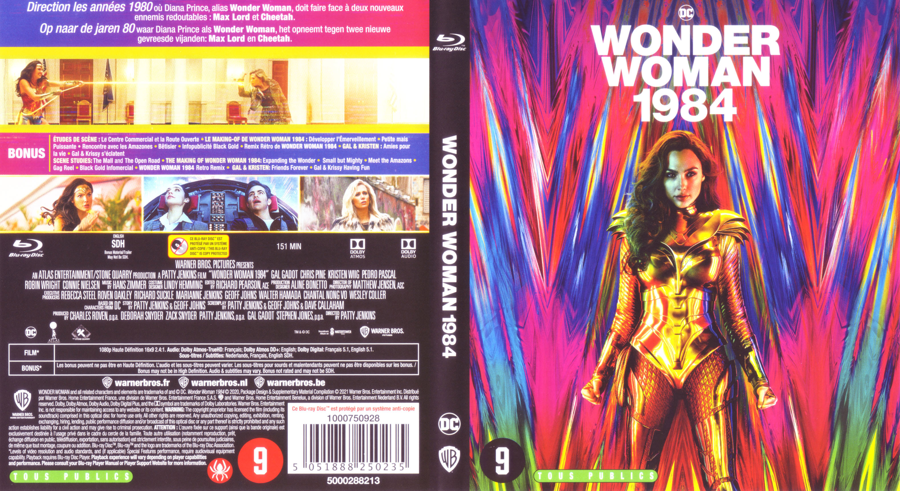 Jaquette DVD Wonder woman 1984 (BLU-RAY)