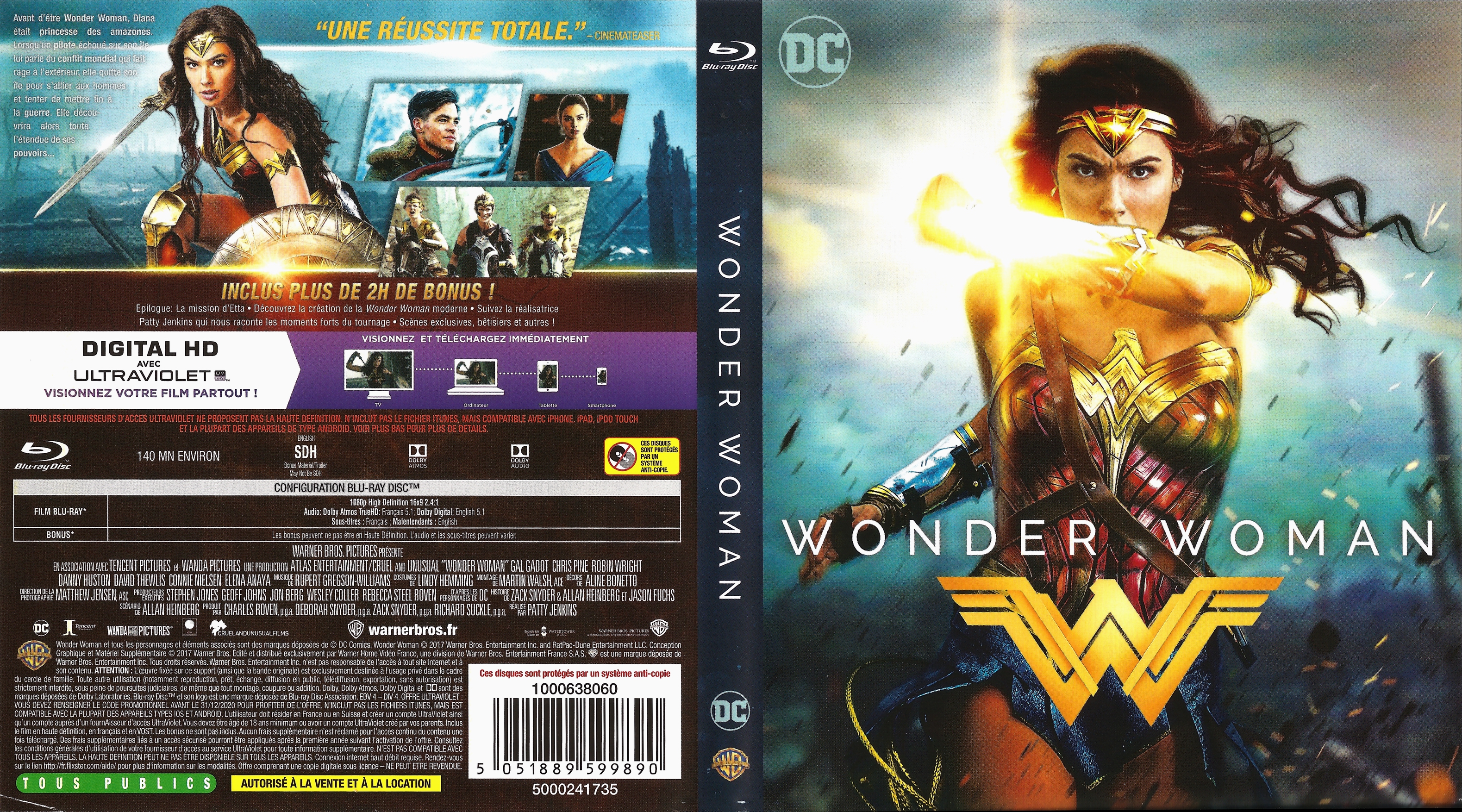 Jaquette DVD Wonder woman (BLU-RAY)