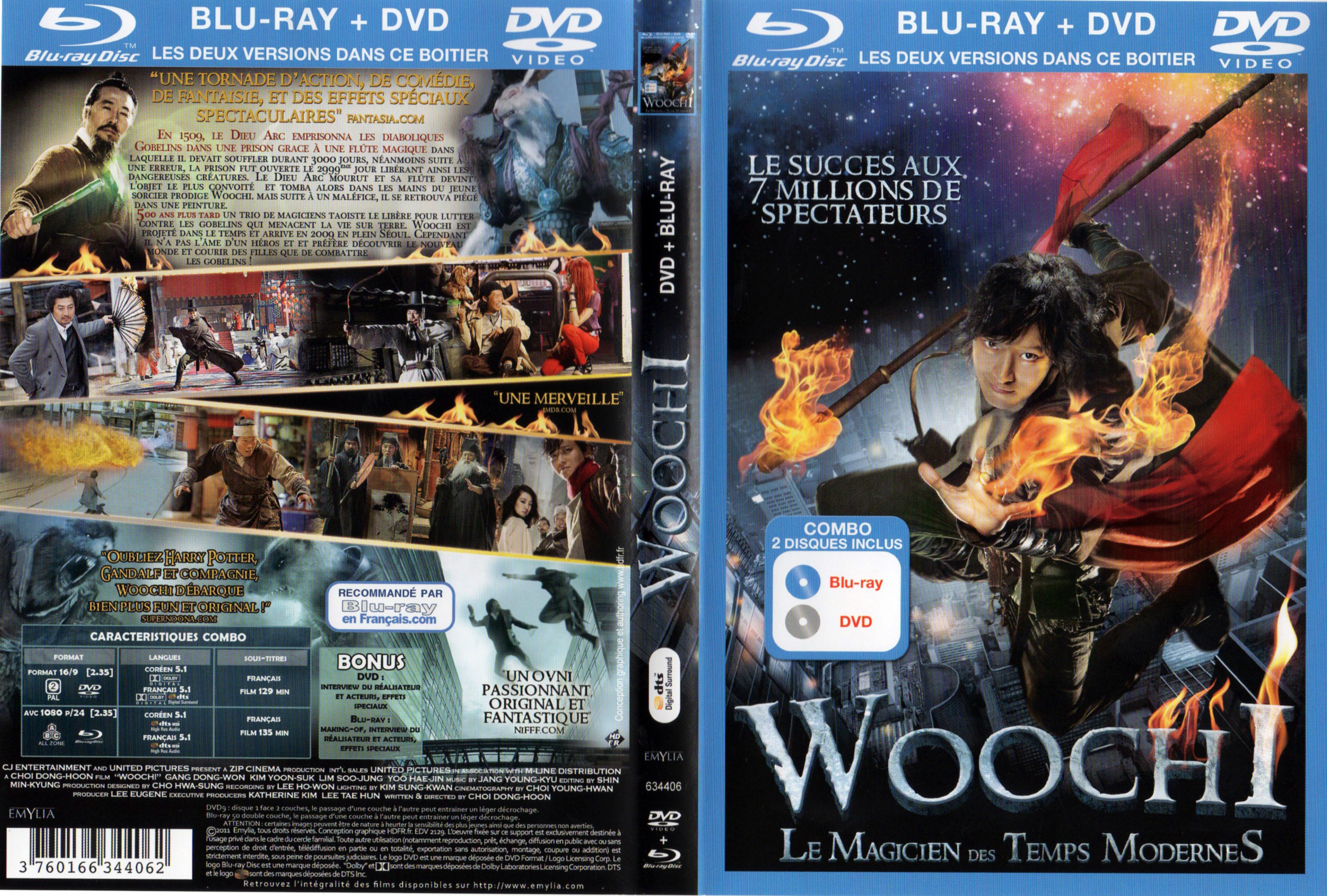 Jaquette DVD Woochi Le magicien des temps modernes (BLU-RAY)