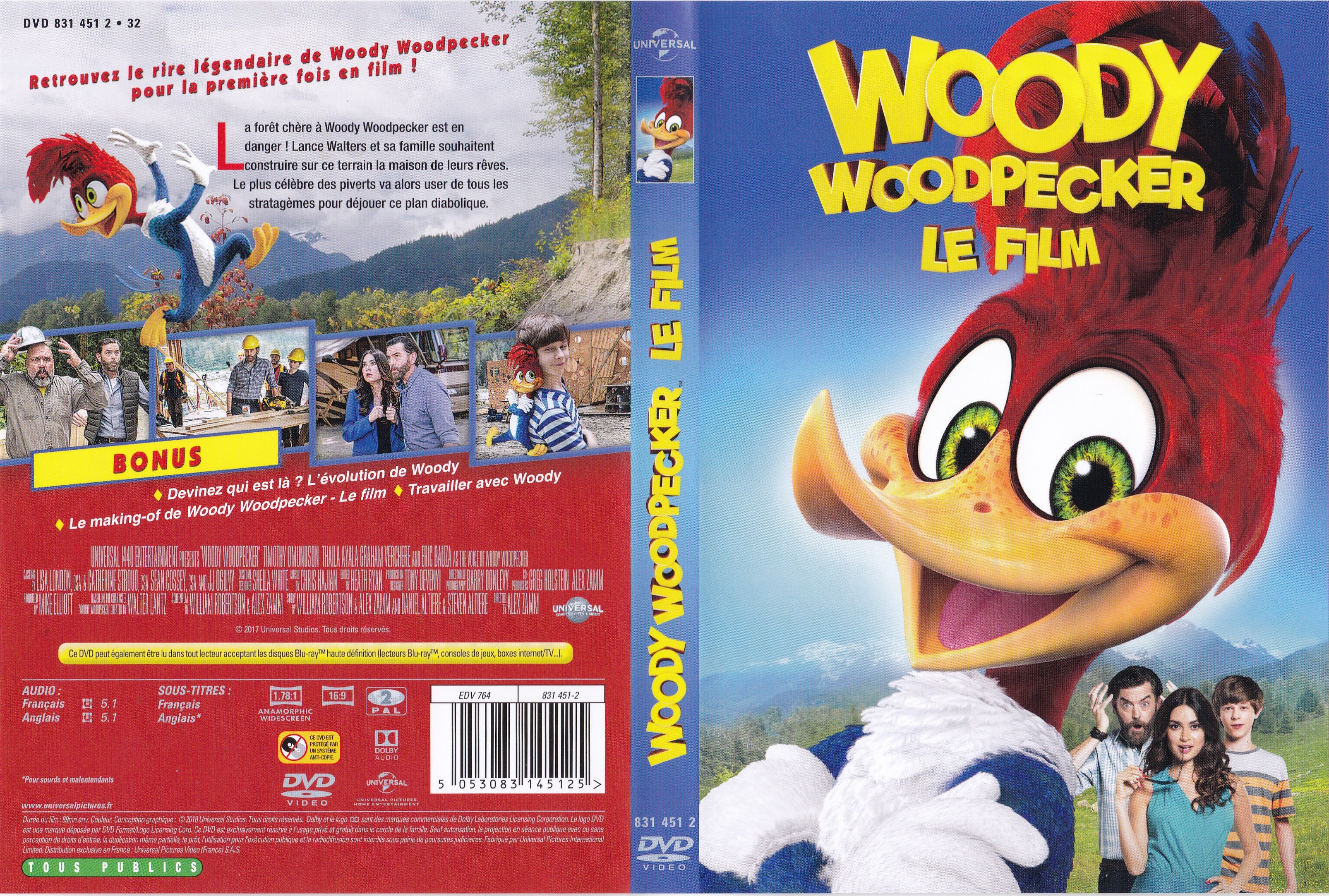 Jaquette DVD Woody Woodpecker
