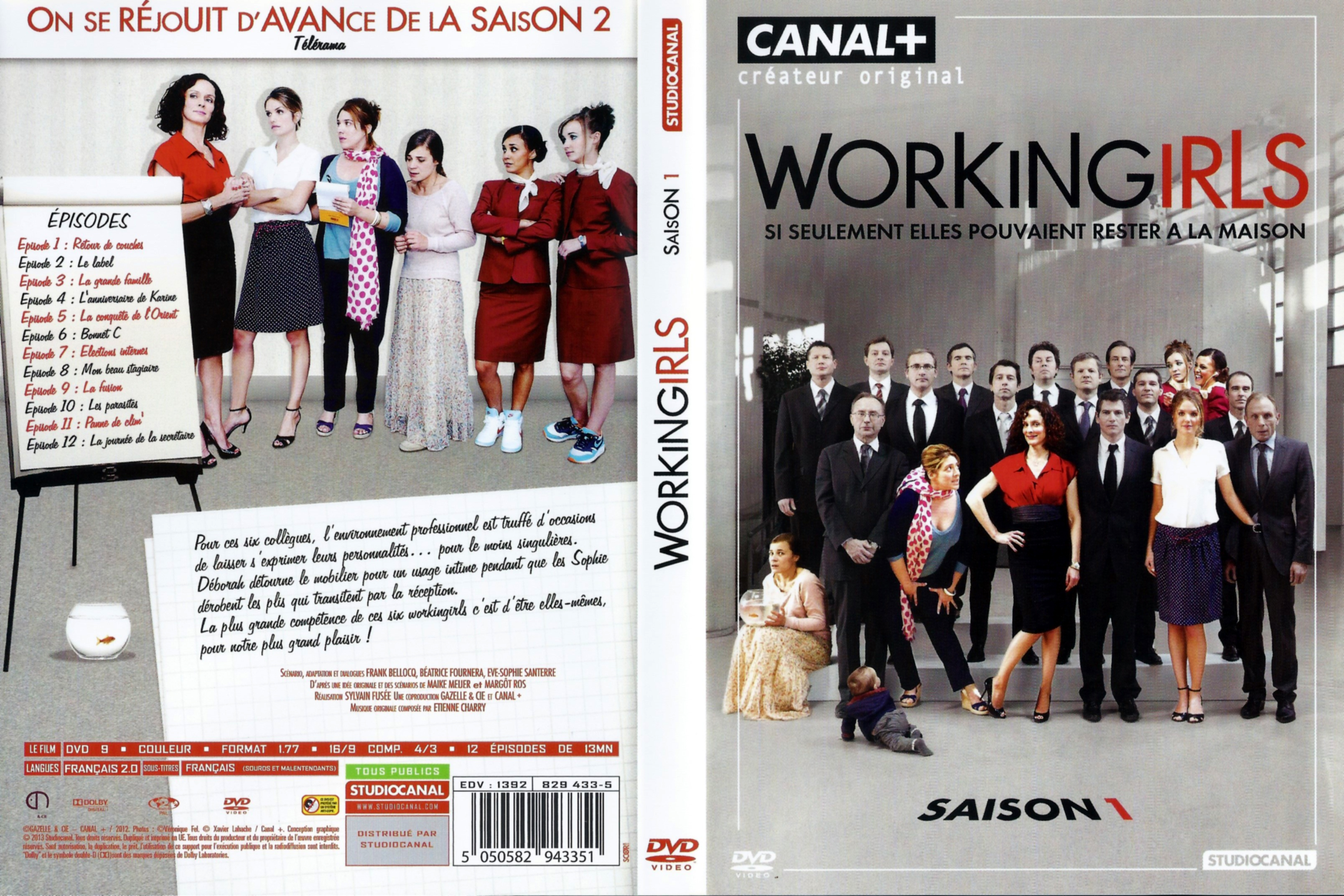 Jaquette DVD Workingirls Saison 1
