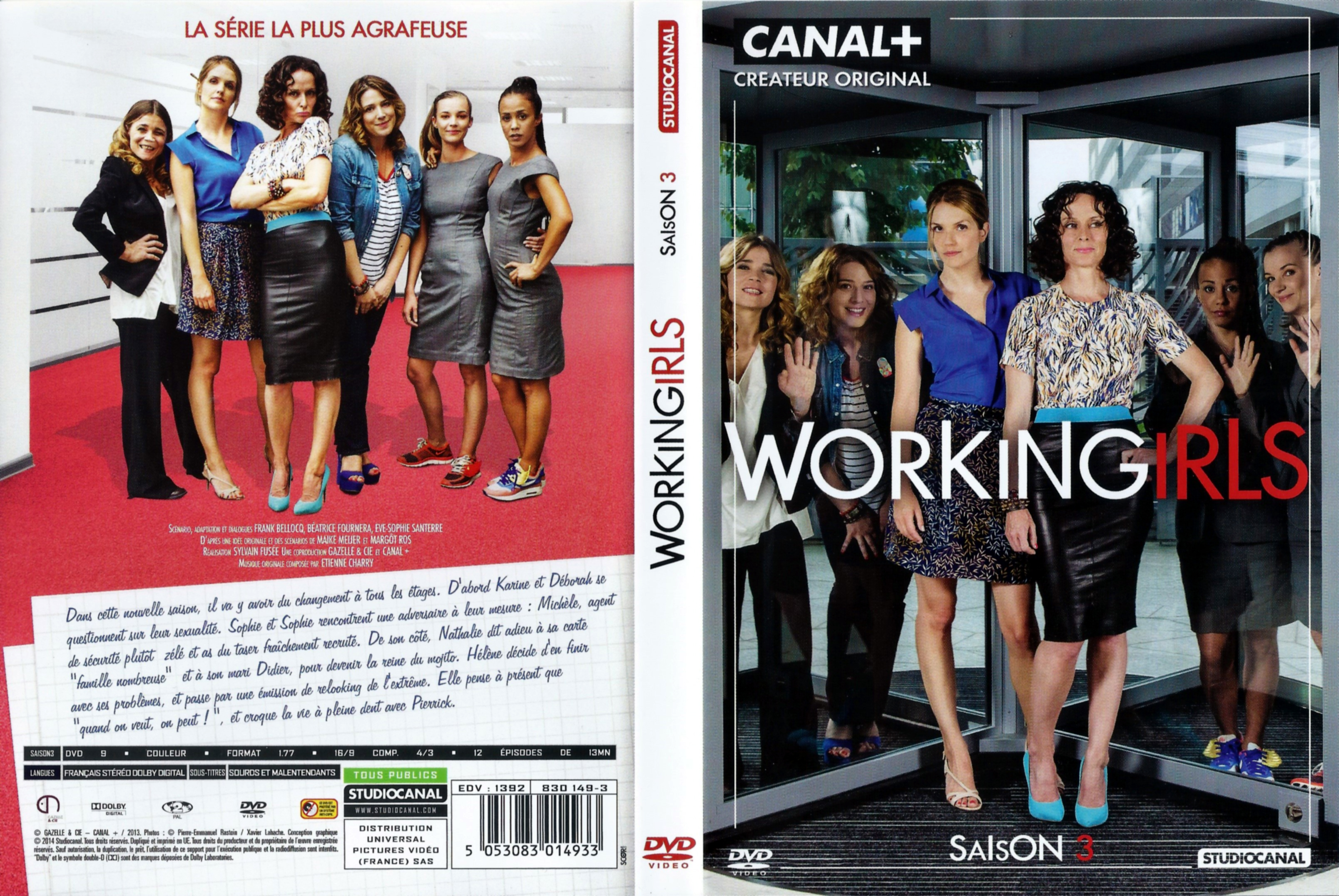 Jaquette DVD Workingirls Saison 3