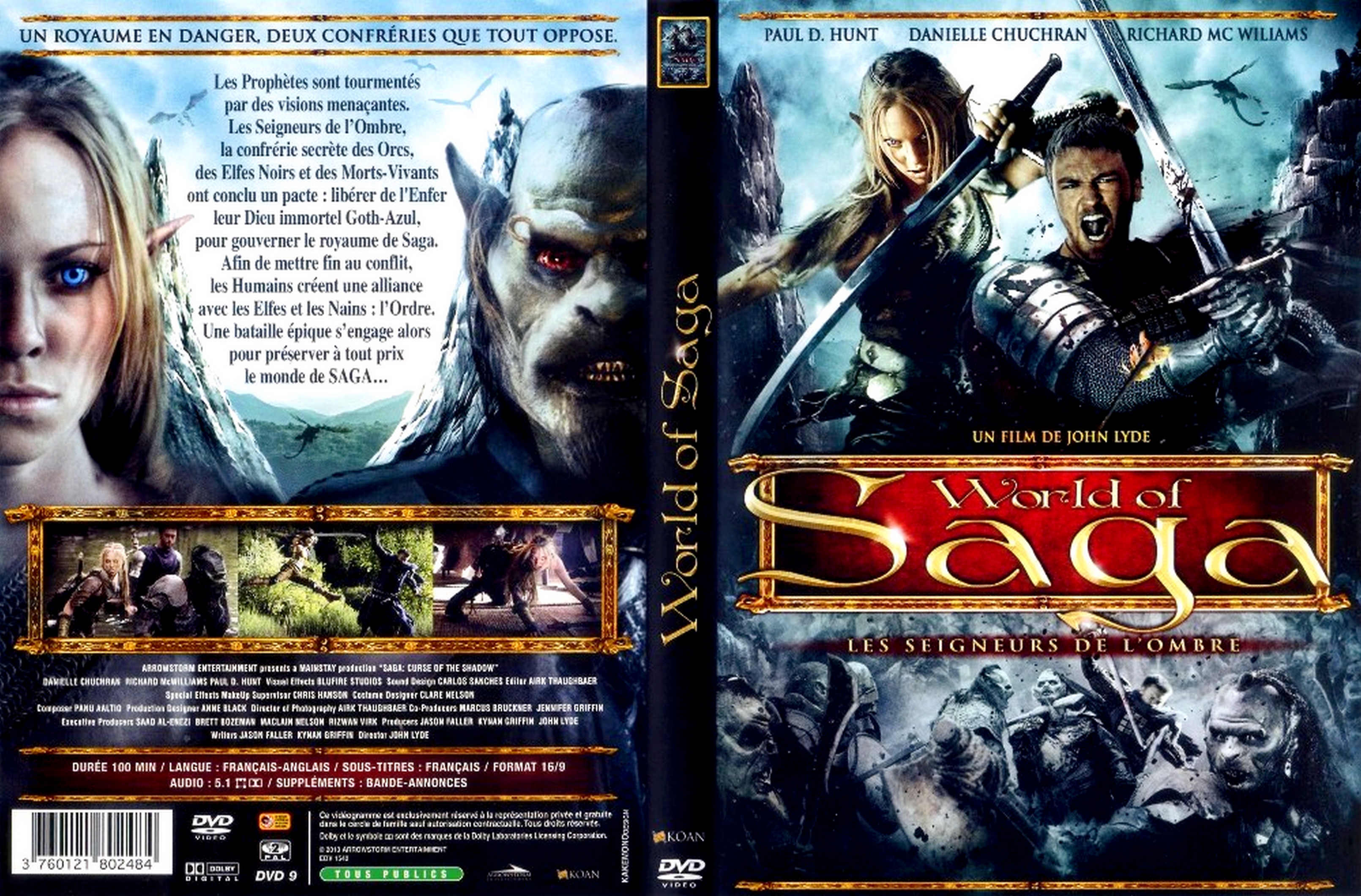 Jaquette DVD World of saga les seigneurs de l