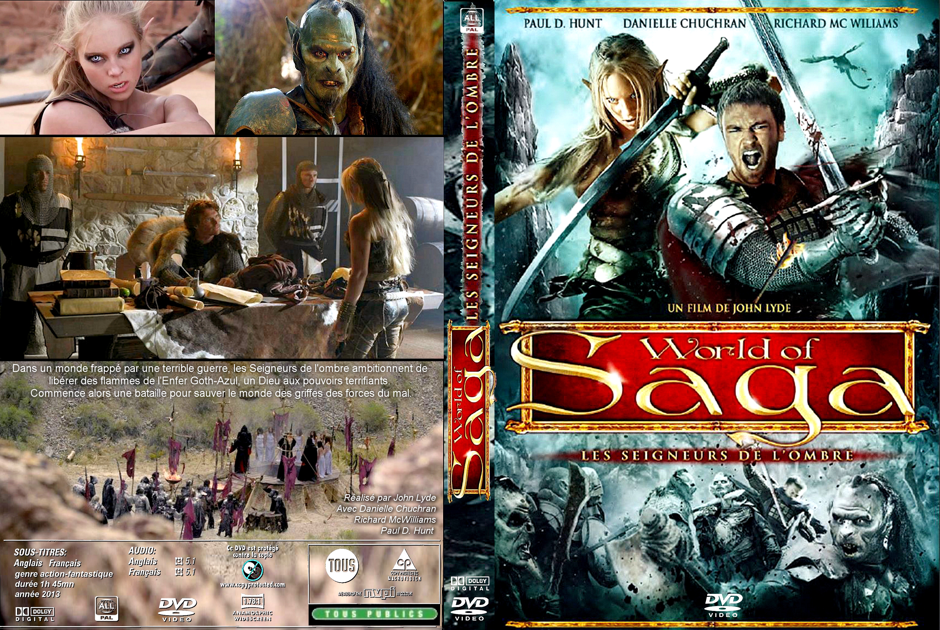 Jaquette DVD World of saga les seigneurs de l