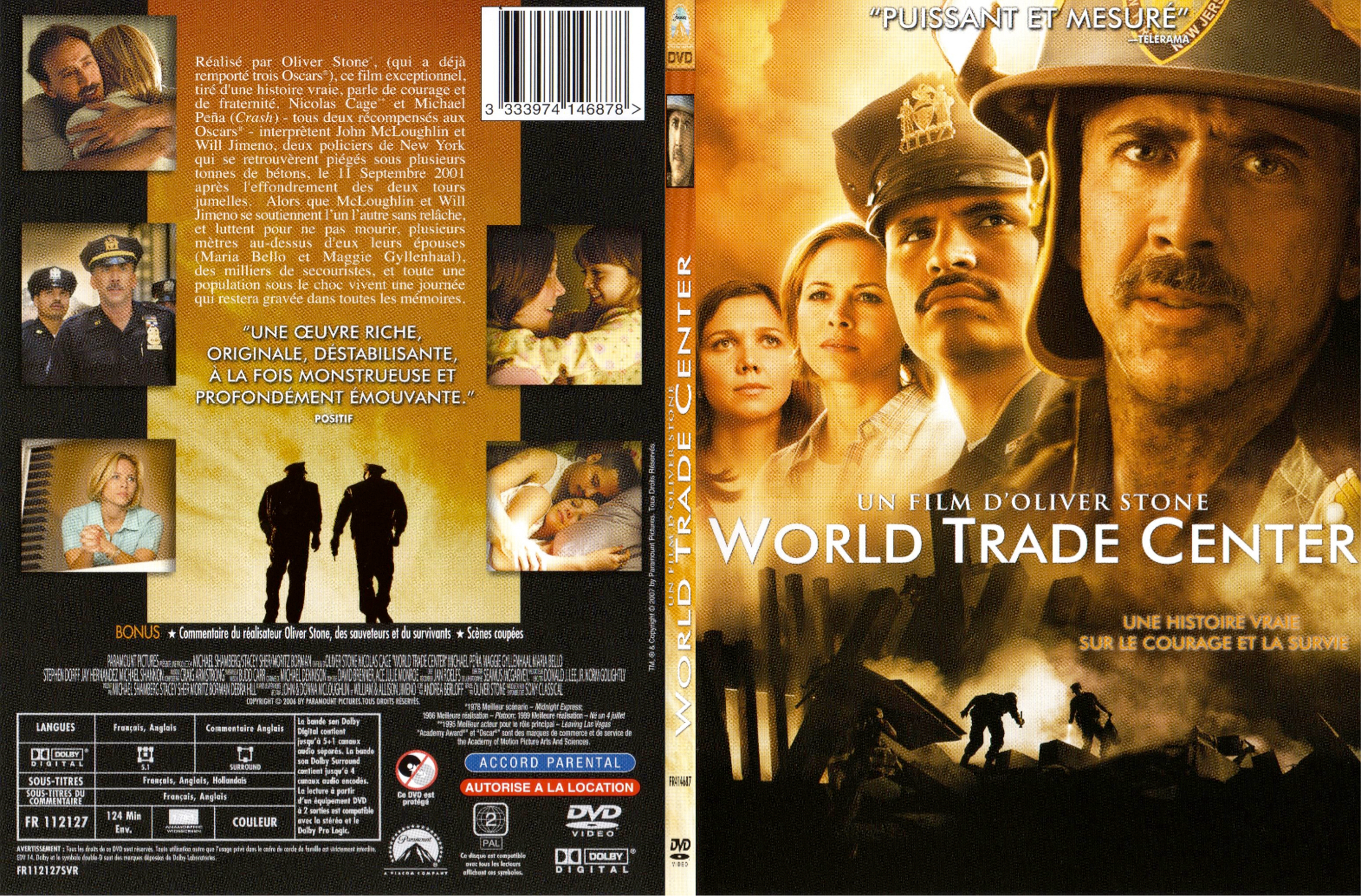 Jaquette DVD World trade center - SLIM