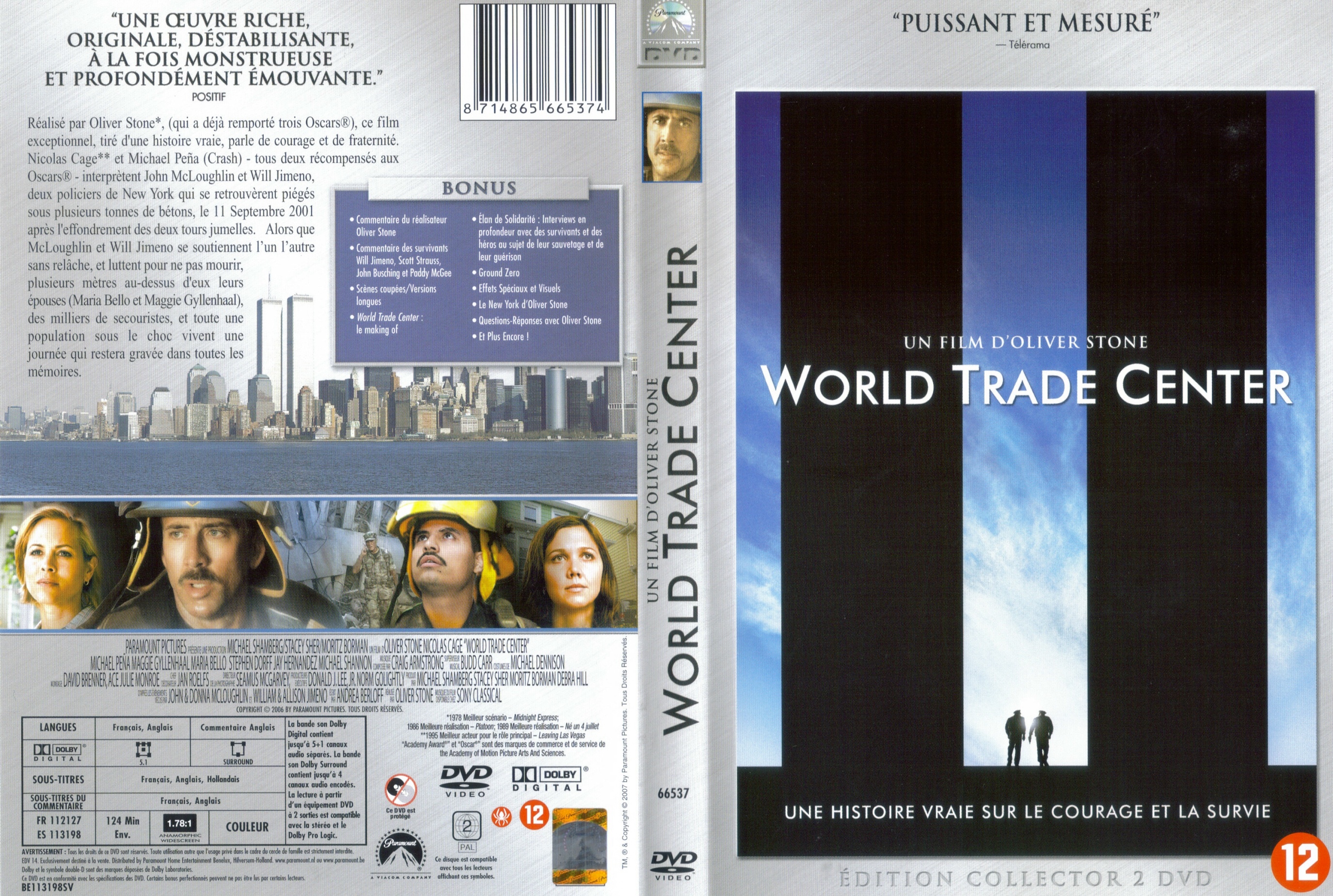 Jaquette DVD World trade center v2