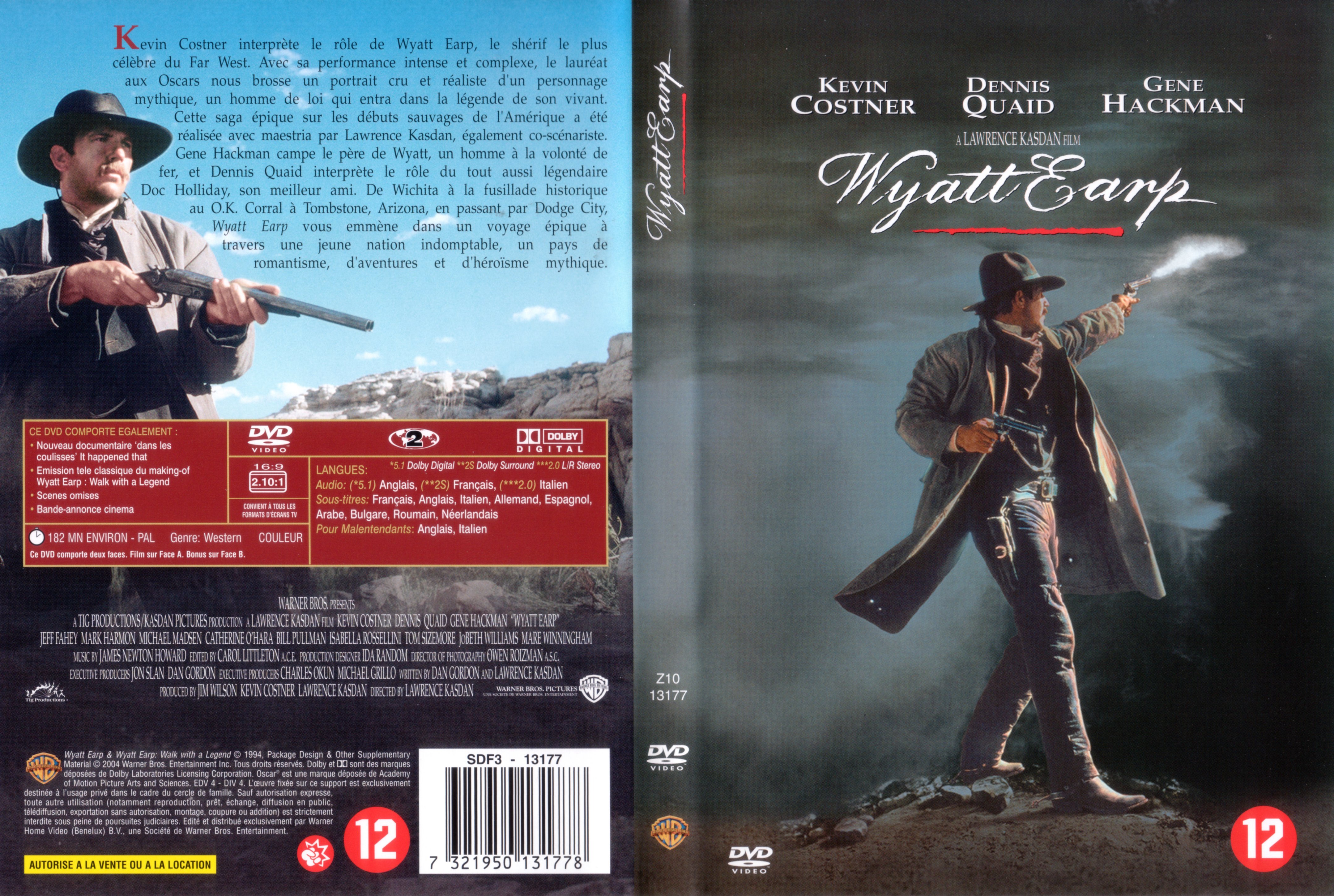 Jaquette DVD Wyatt Earp v3