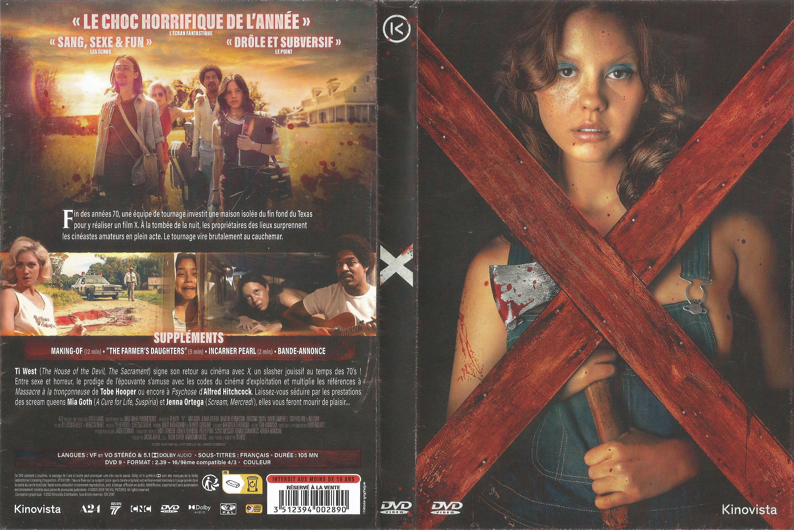 Jaquette DVD X