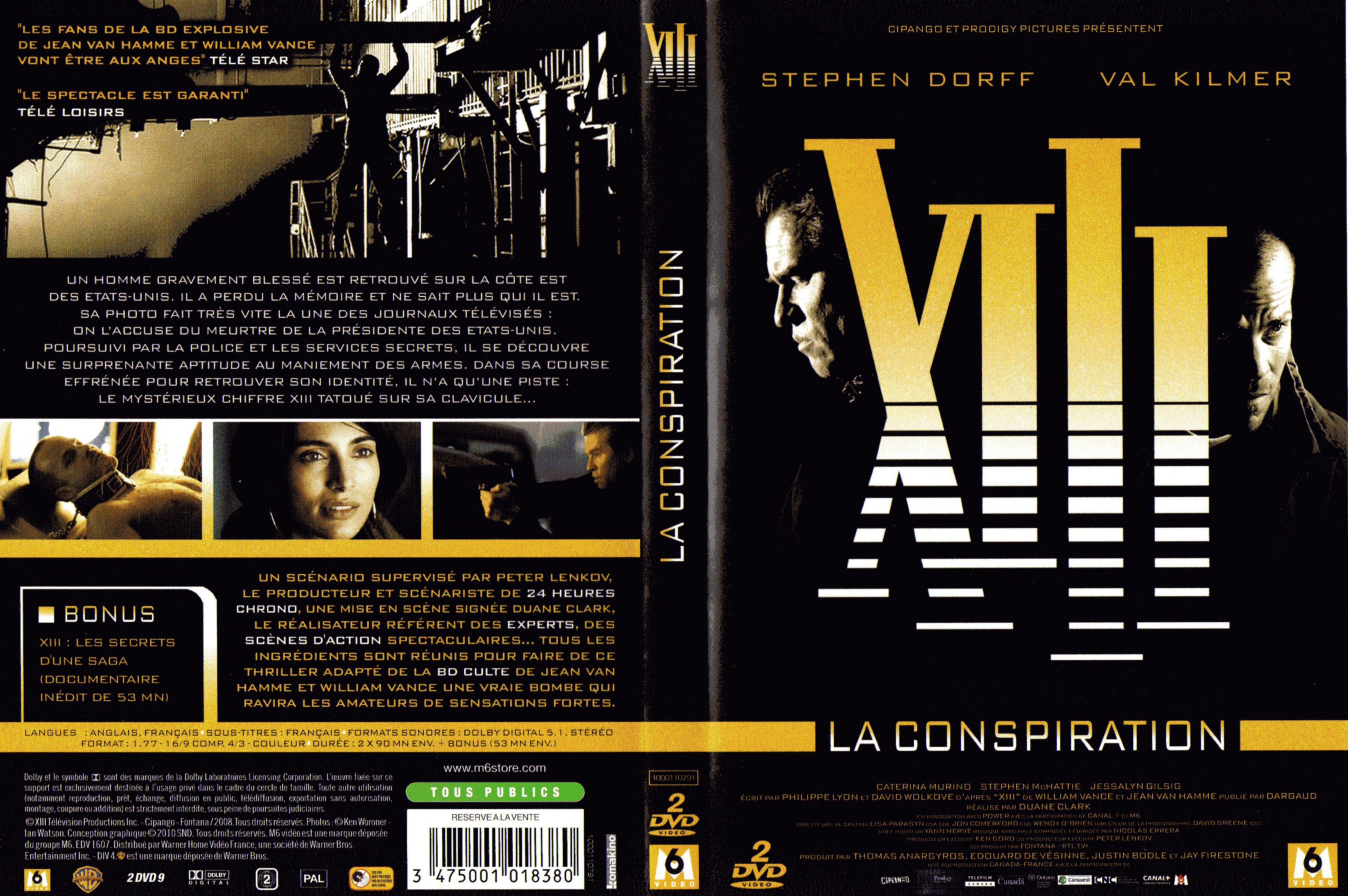 Jaquette DVD XIII - La conspiration
