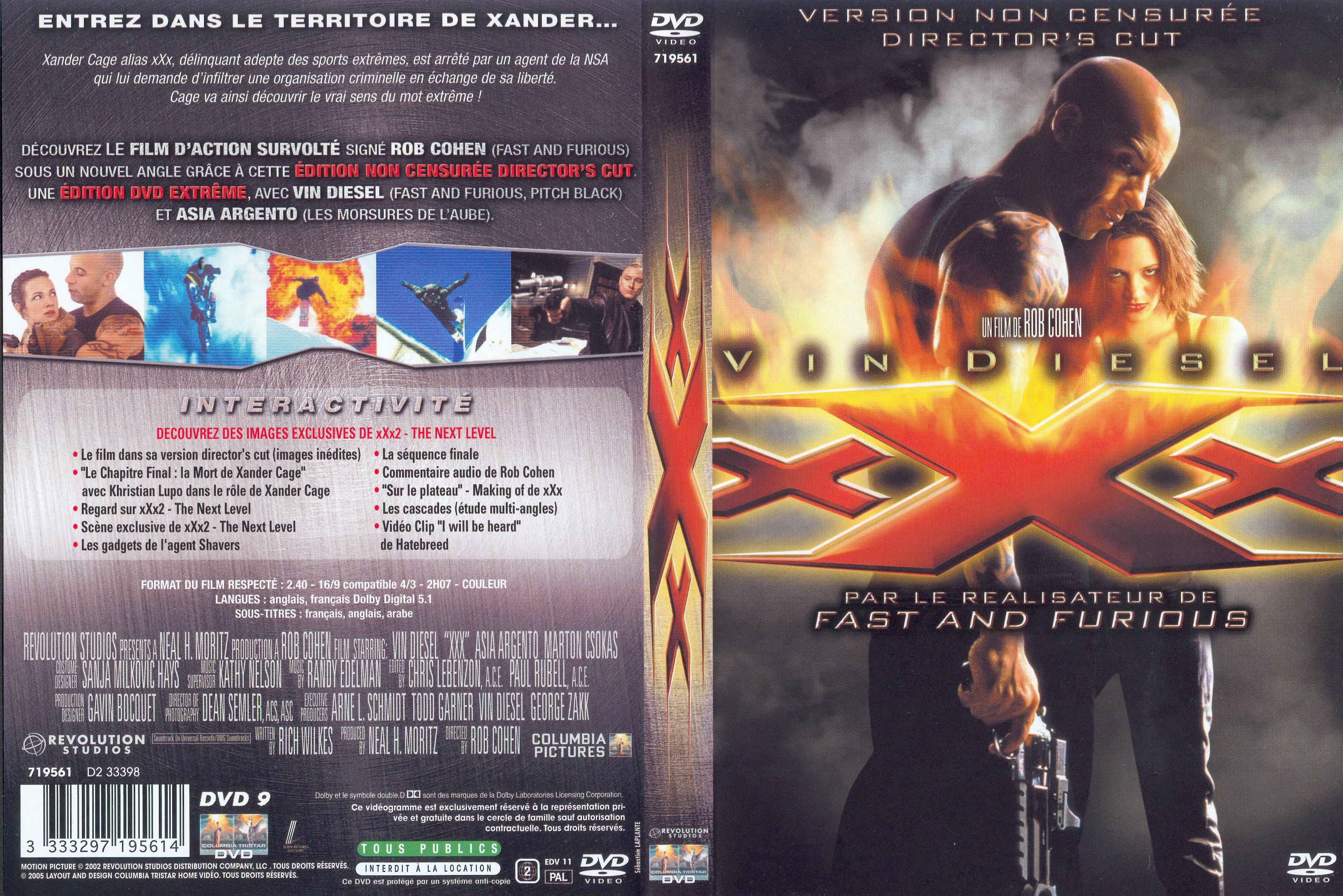 Jaquette DVD XXX