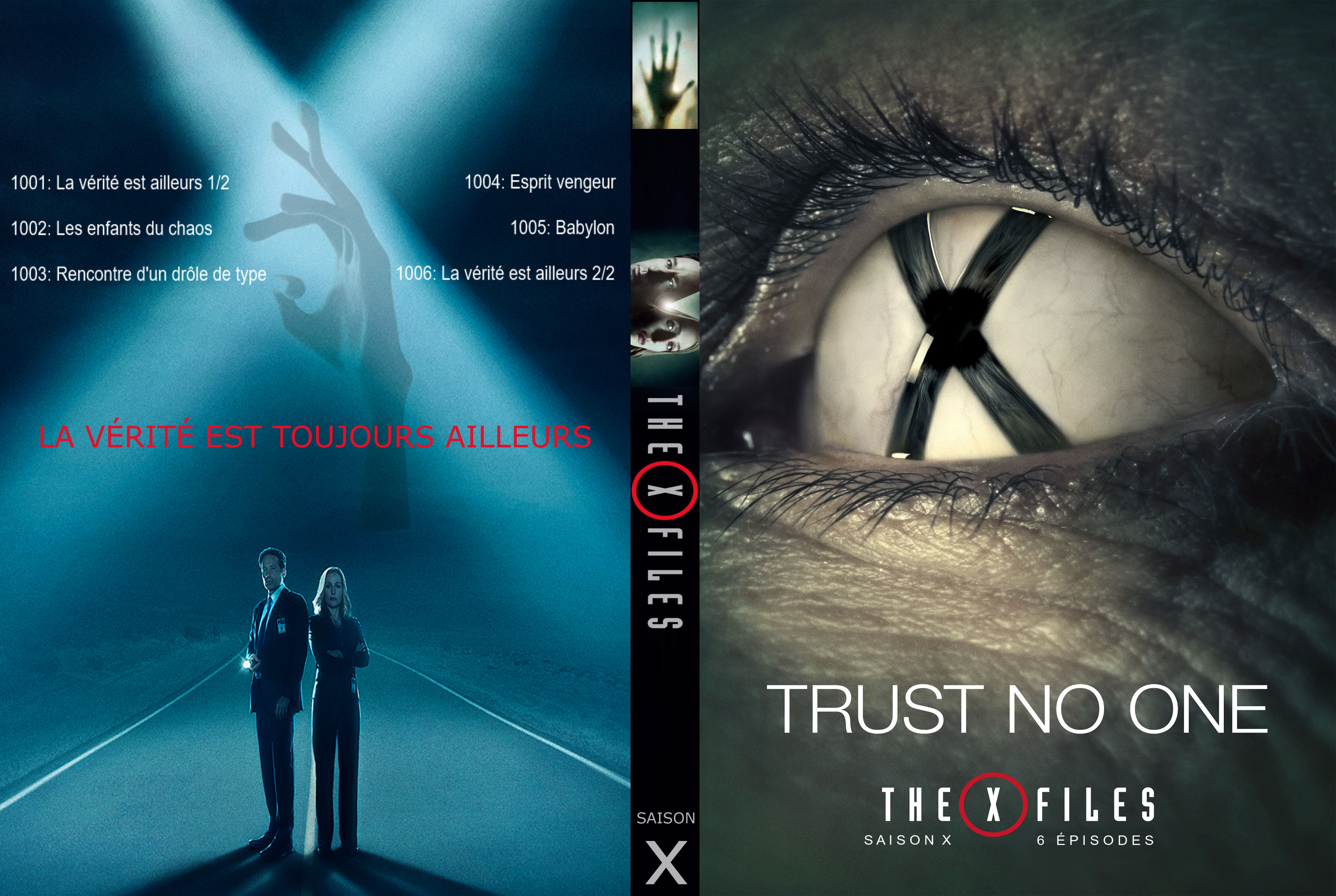 Jaquette DVD X Files Saison 10 custom