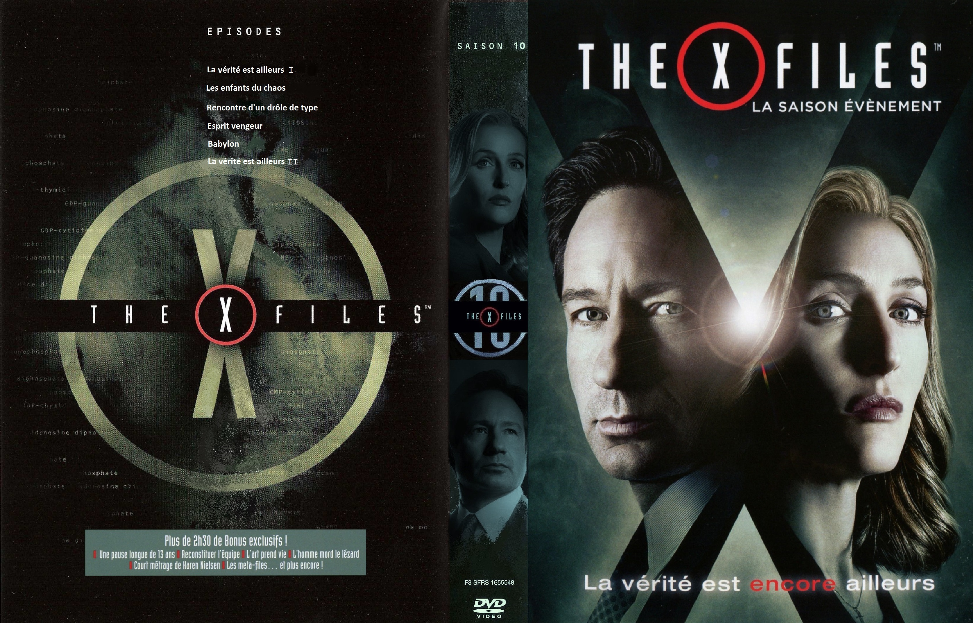 Jaquette DVD X Files Saison 10 custom v2