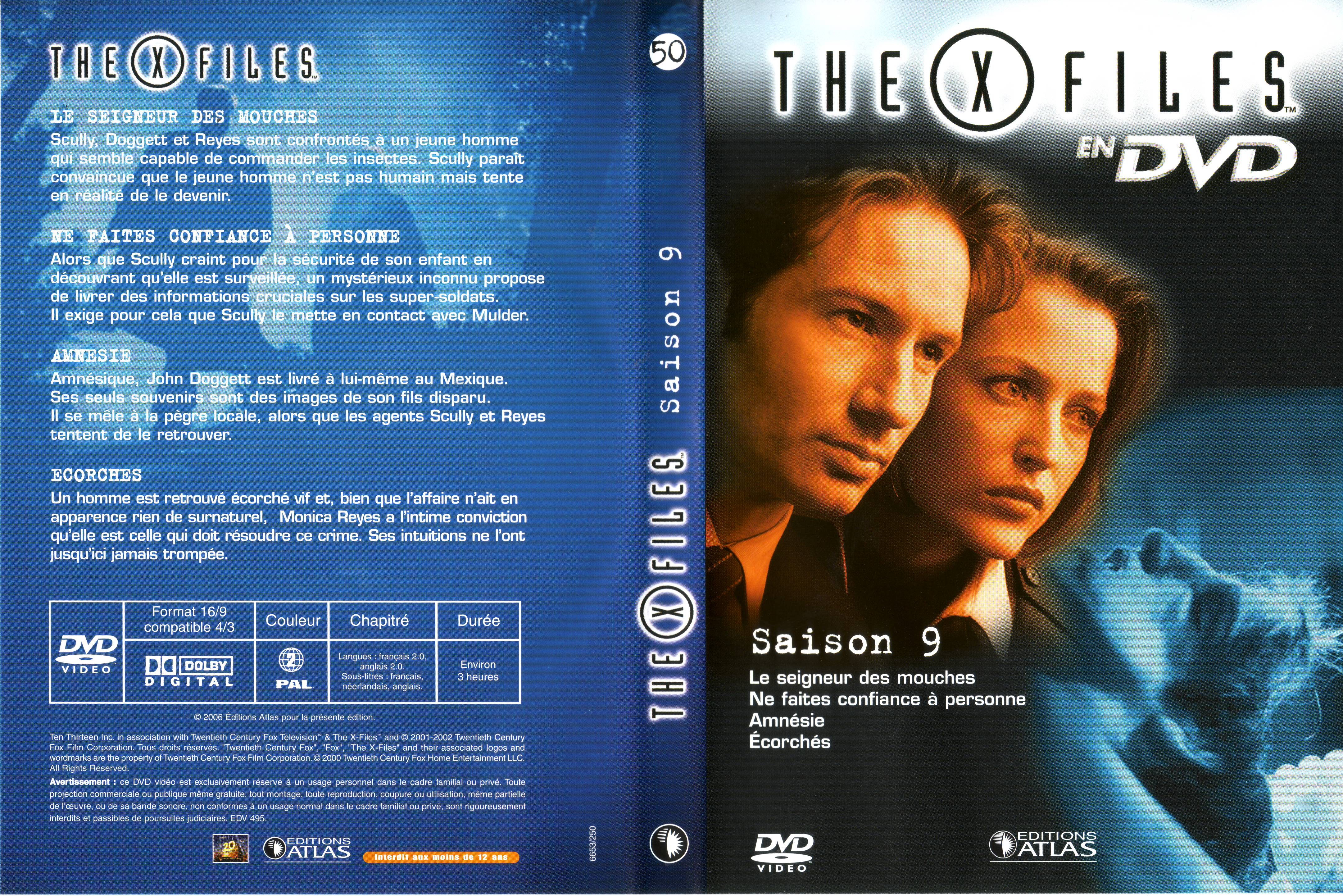 Jaquette DVD X Files saison 9 DVD 50