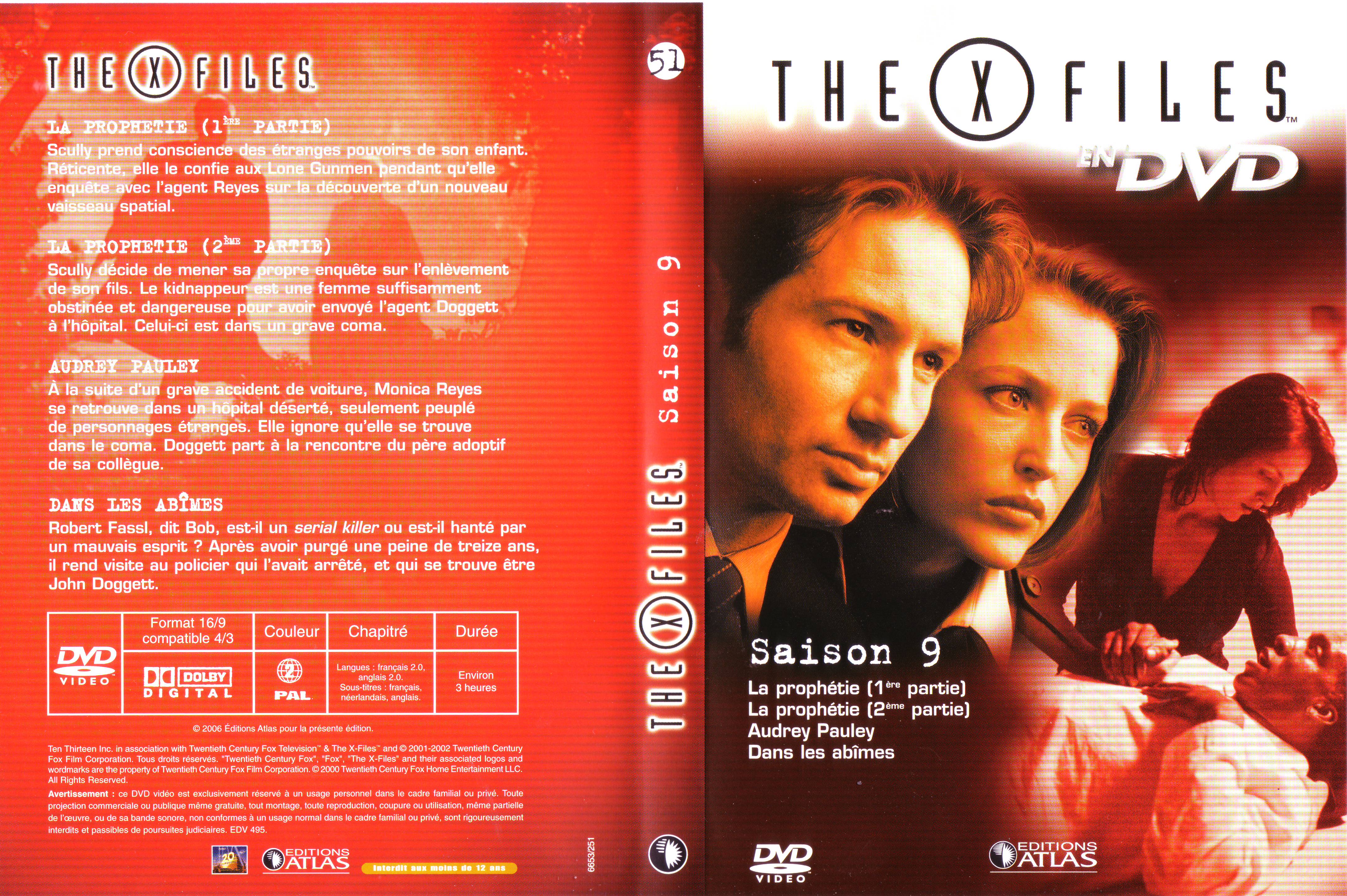 Jaquette DVD X Files saison 9 DVD 51
