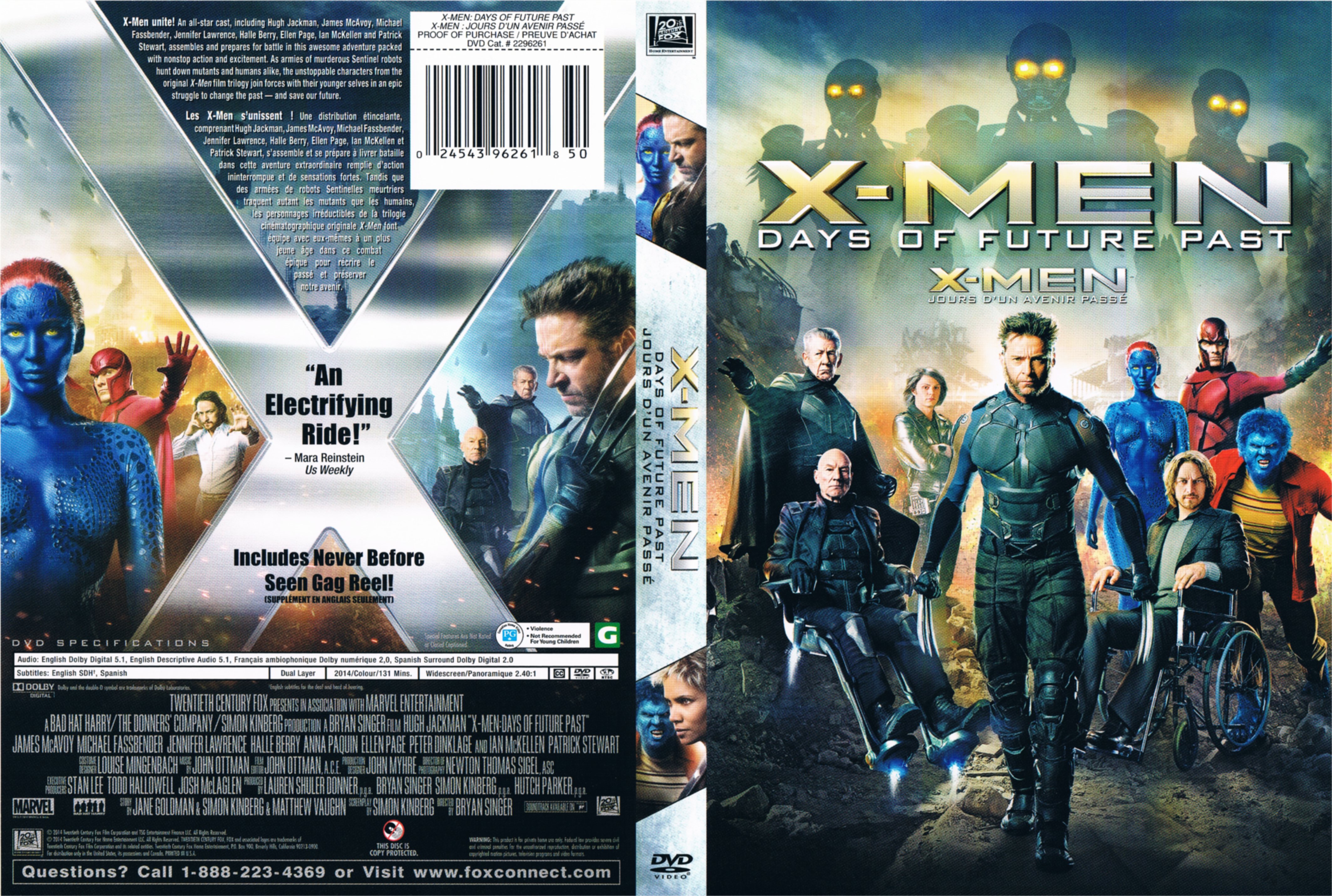 Jaquette DVD de X-men - Cinéma Passion