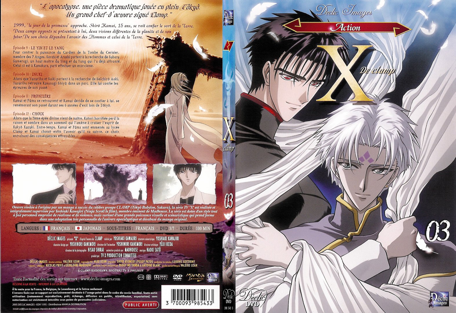 Jaquette DVD X de clamp vol 3 - SLIM