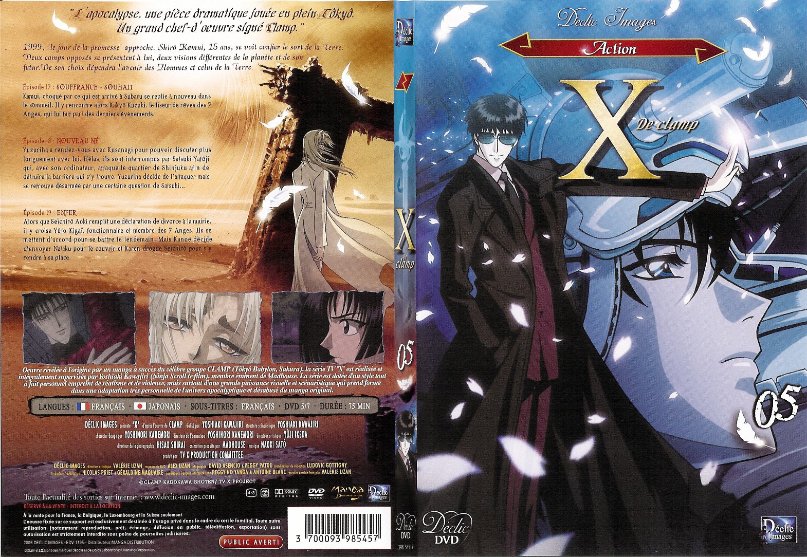 Jaquette DVD X de clamp vol 5 - SLIM