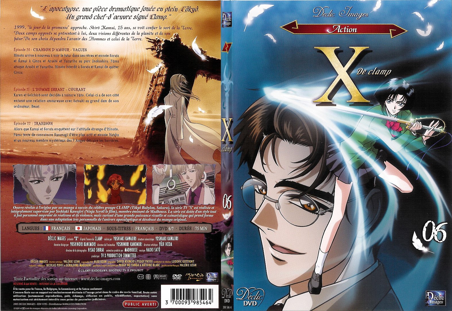 Jaquette DVD X de clamp vol 6 - SLIM
