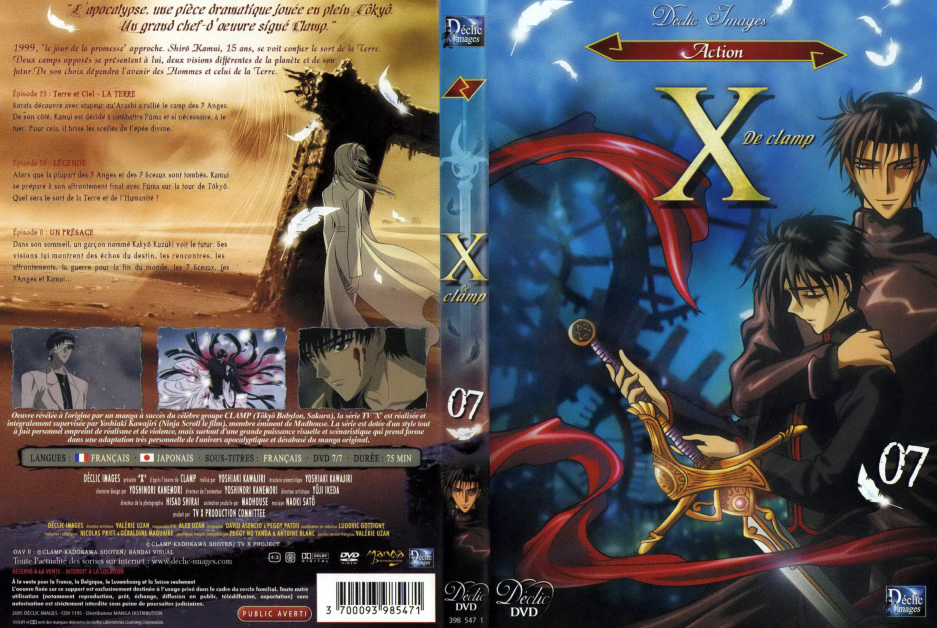 Jaquette DVD X de clamp vol 7