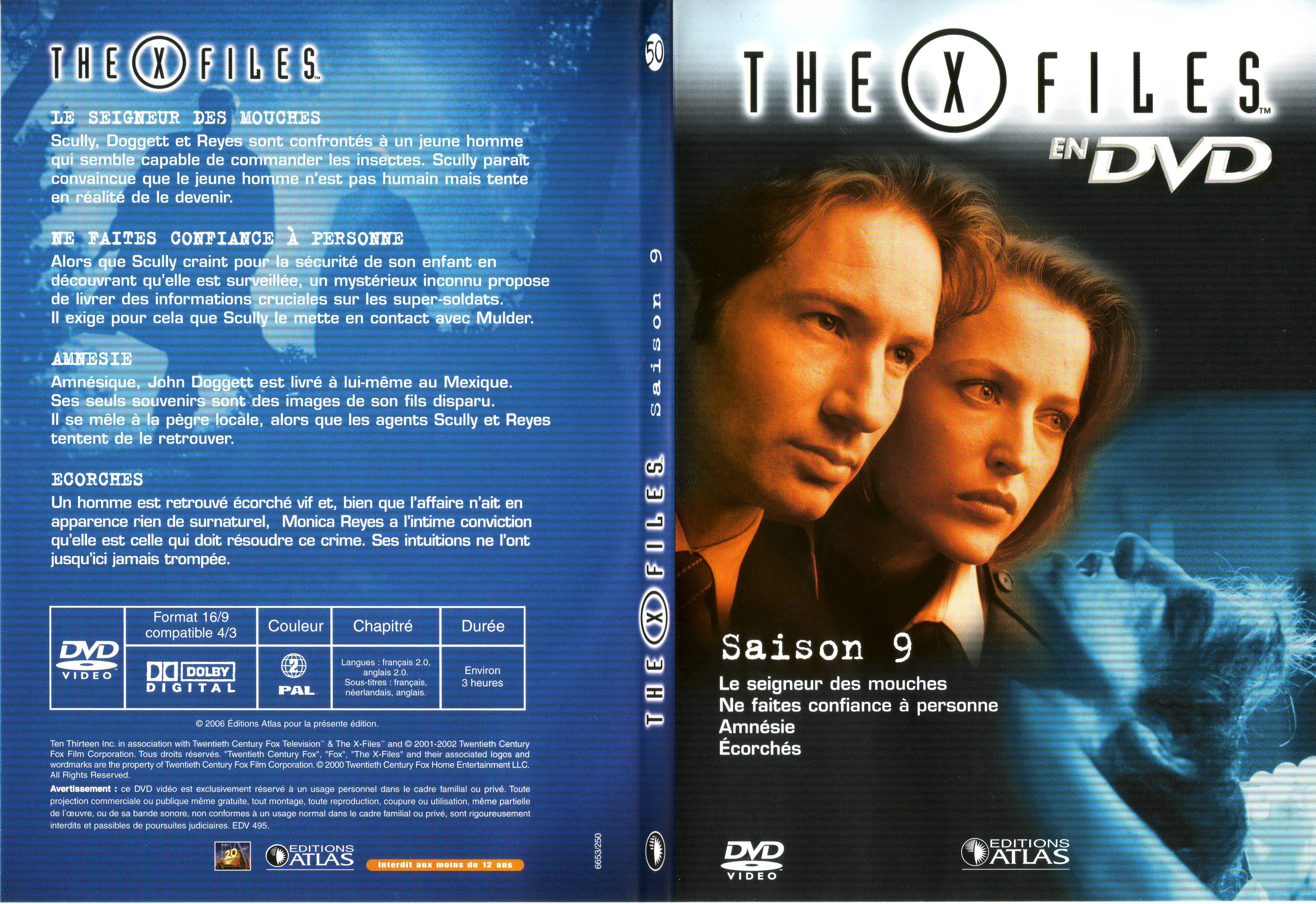 Jaquette DVD X files saison 9 DVD 50 - SLIM