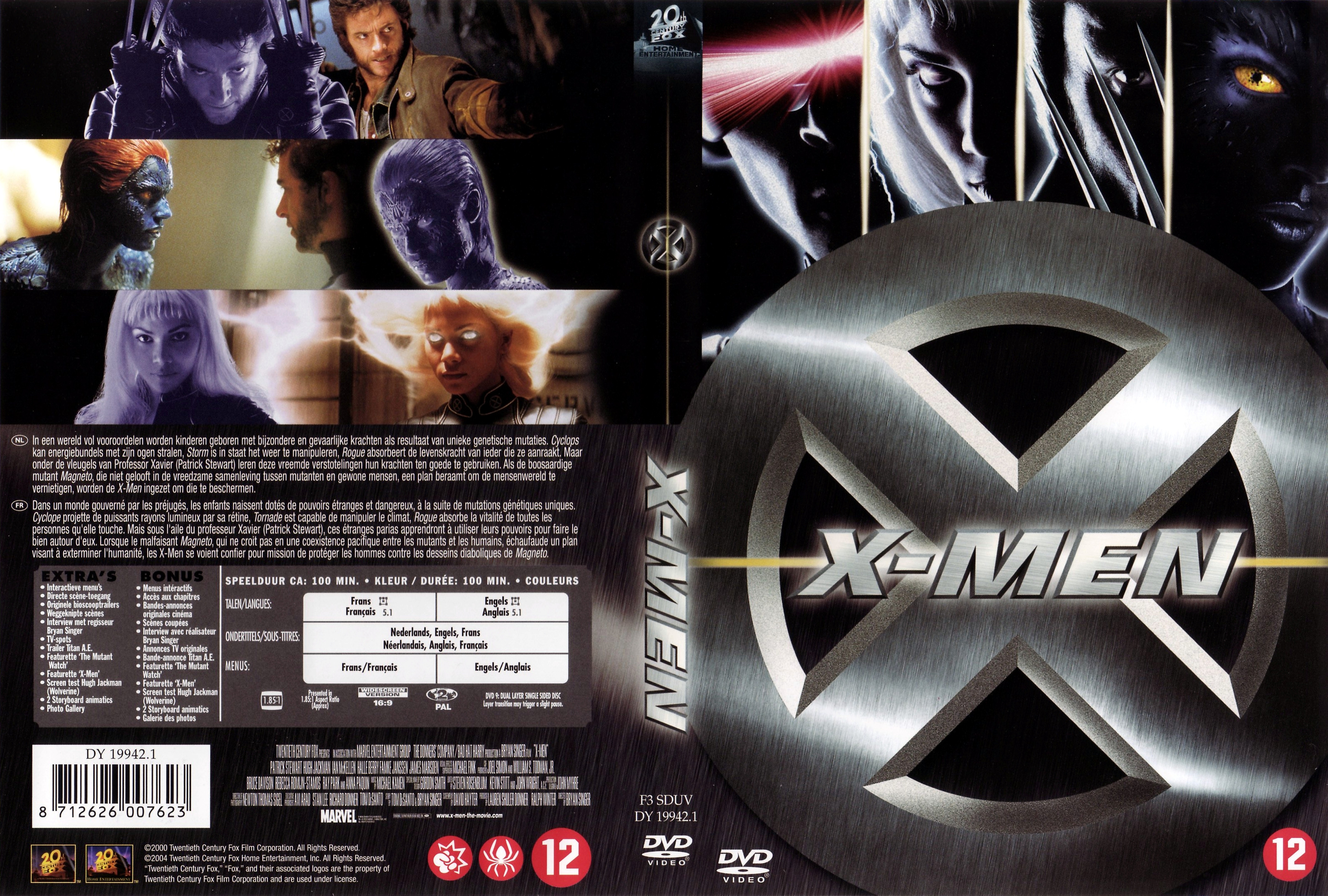 Jaquette DVD X-men v5