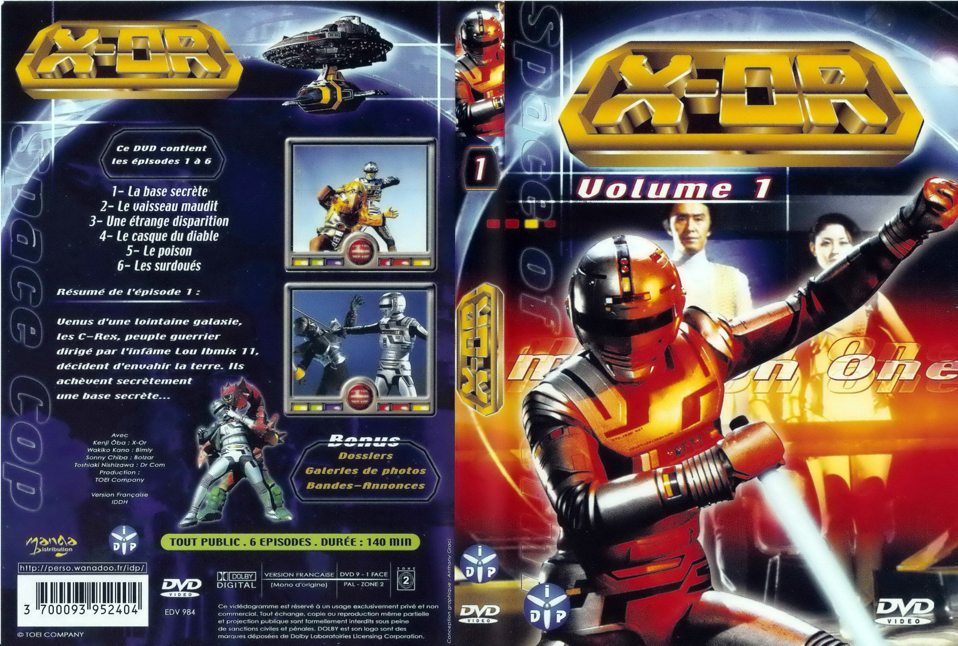 Jaquette DVD X-or vol 01