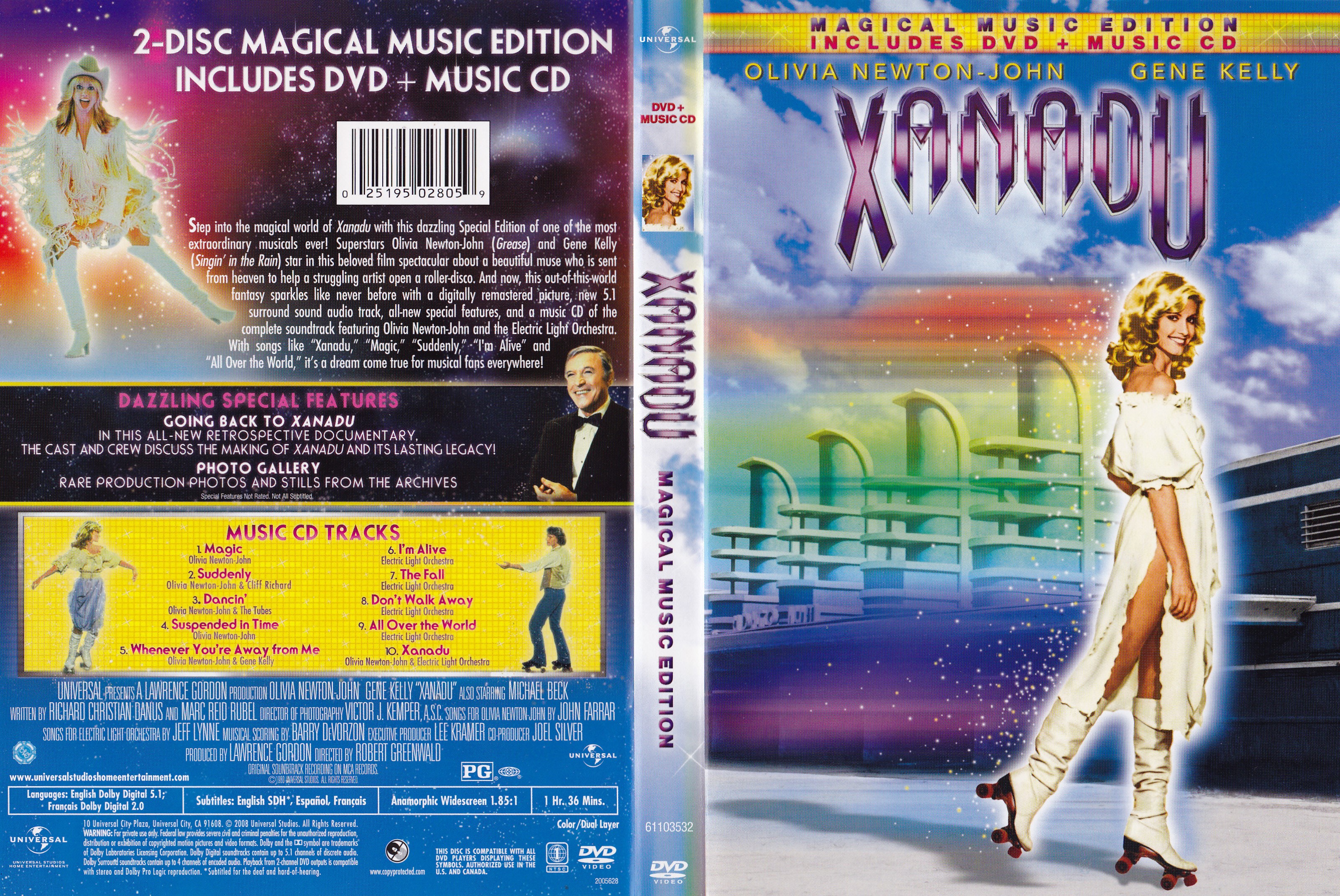 Jaquette DVD Xanadu (Canadienne)