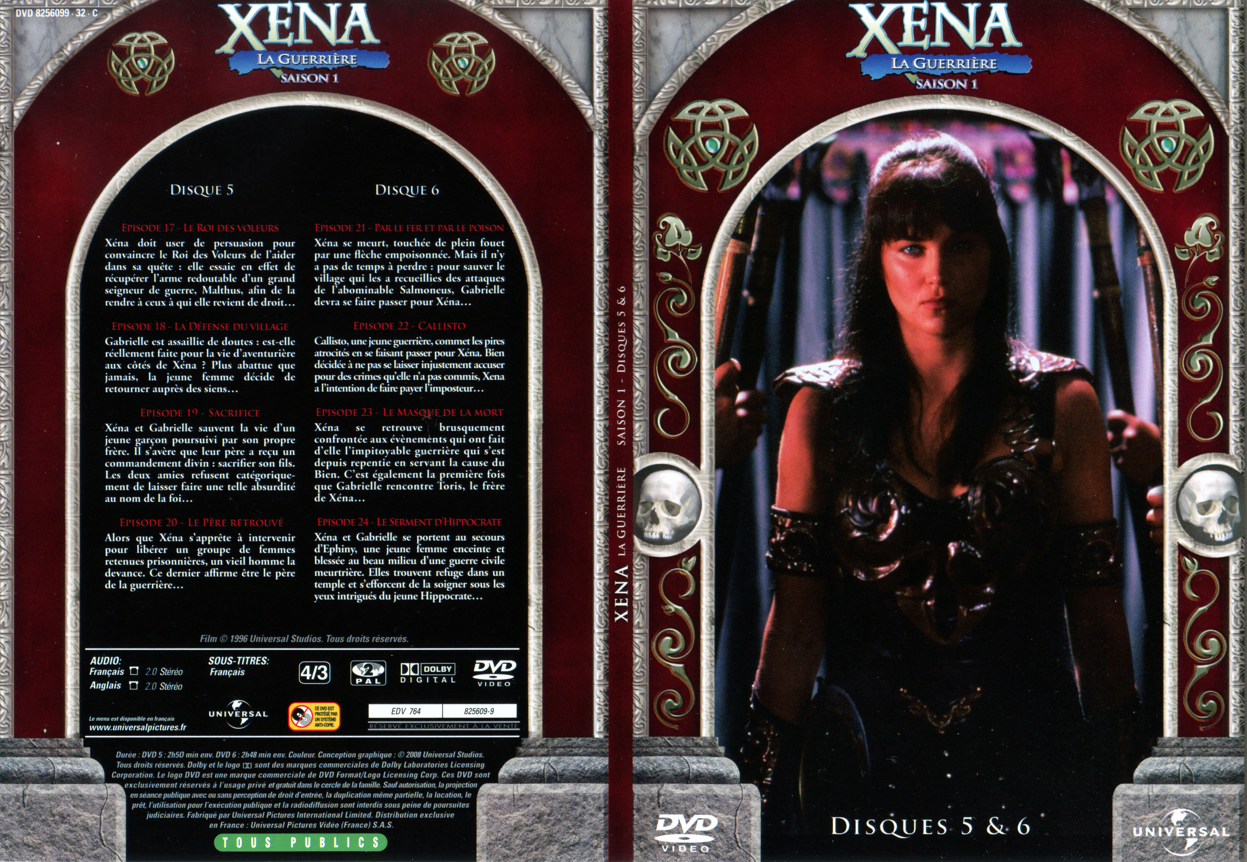 Jaquette DVD Xéna la guerrière Saison 1 DVD 3