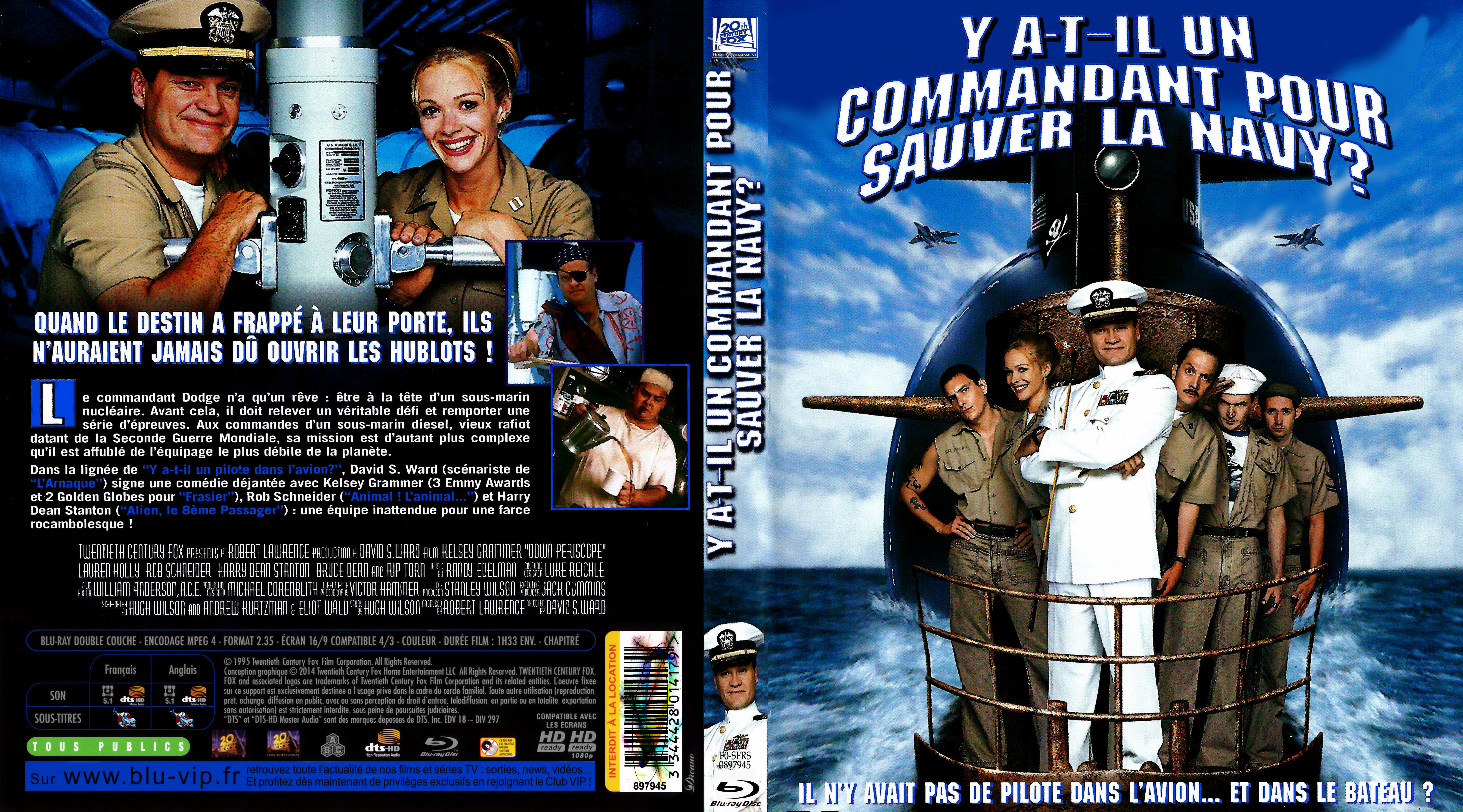 Jaquette DVD Y a-t-il un commandant pour sauver la NAVY custom (BLU-RAY)