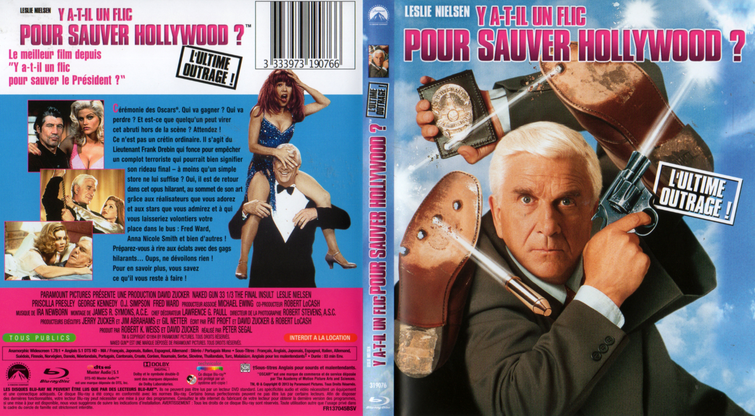 Jaquette DVD Y a t-il un flic pour sauver Hollywood (BLU-RAY)