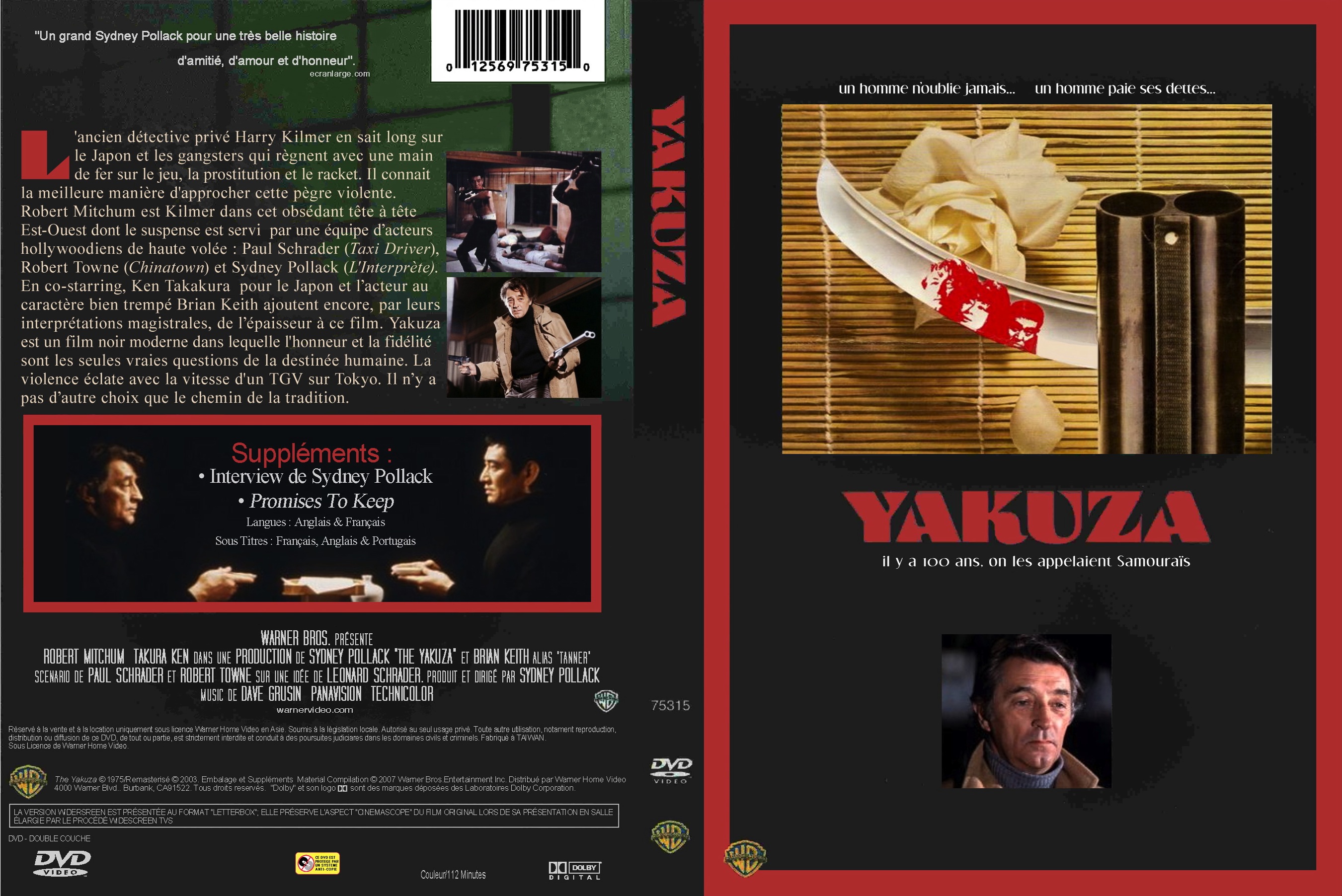 Jaquette DVD Yakuza custom