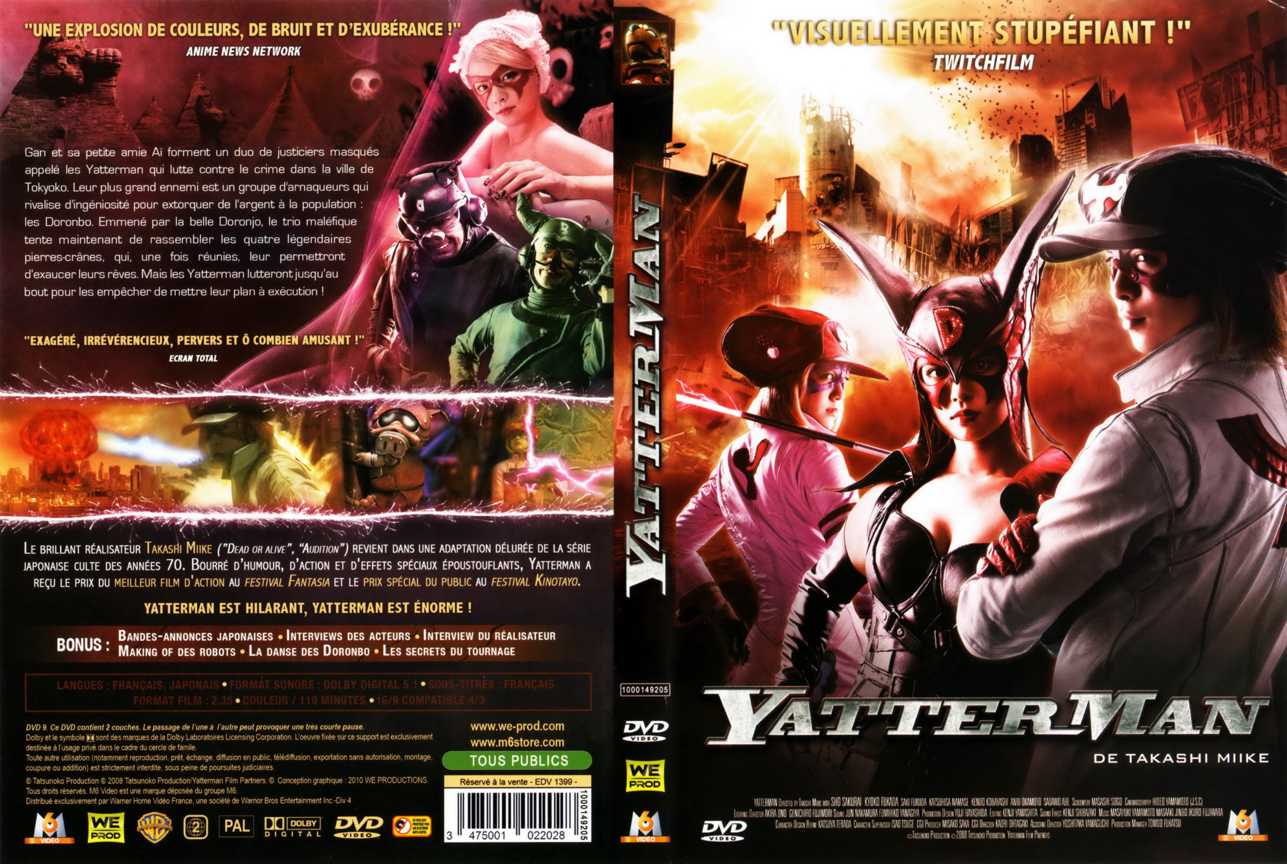 Jaquette DVD Yatter man