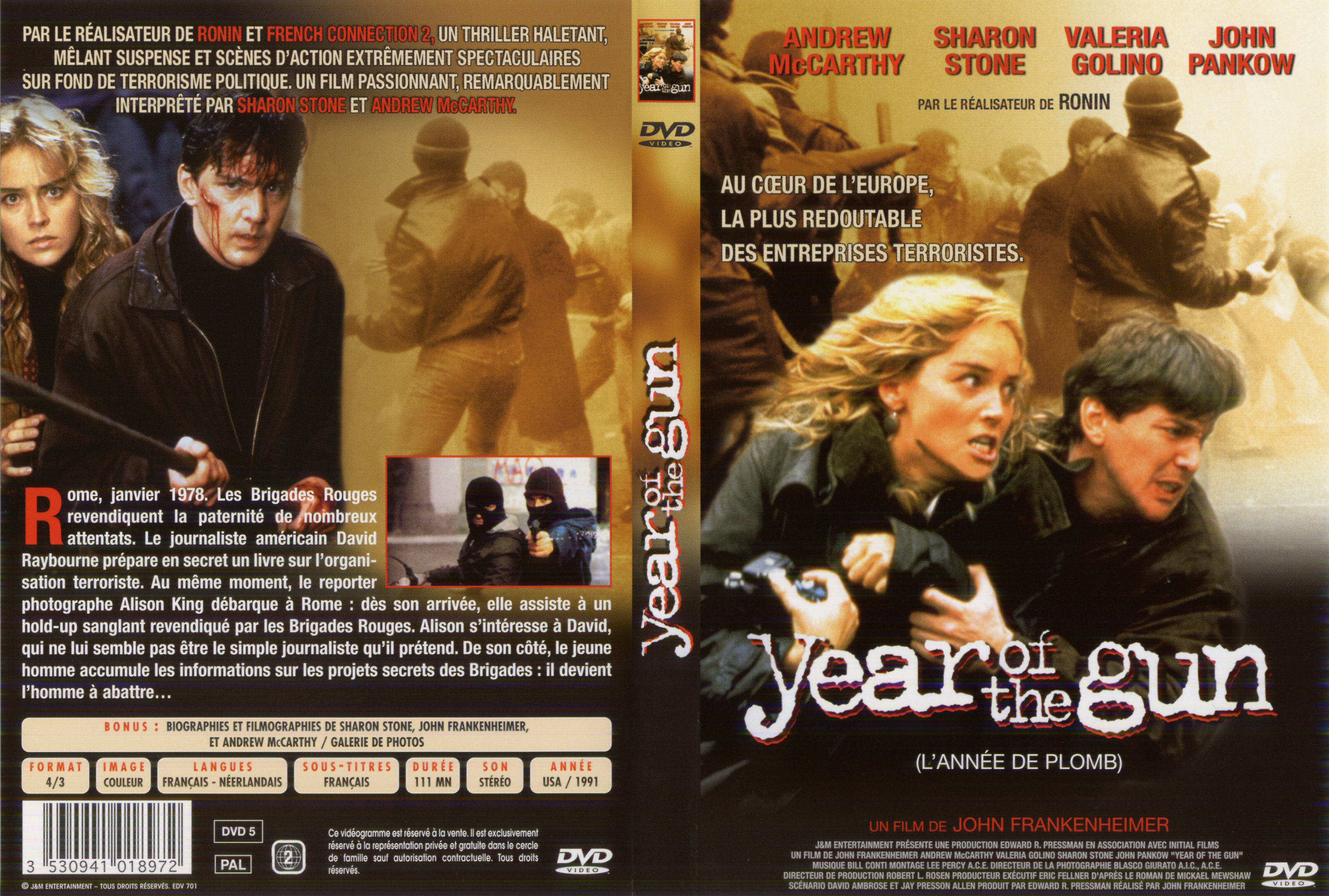 Jaquette DVD Year of the gun v2