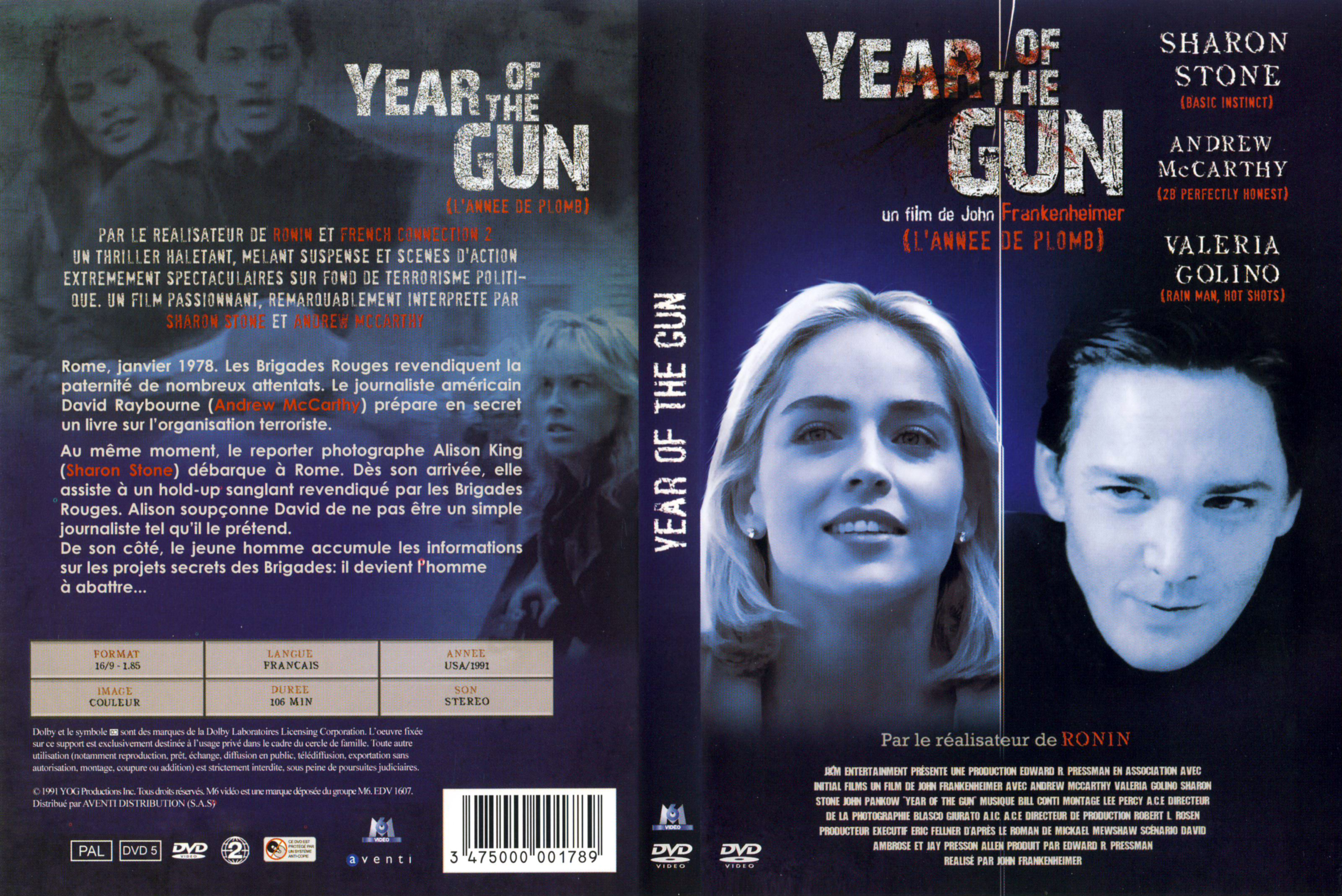 Jaquette DVD Year of the gun v3