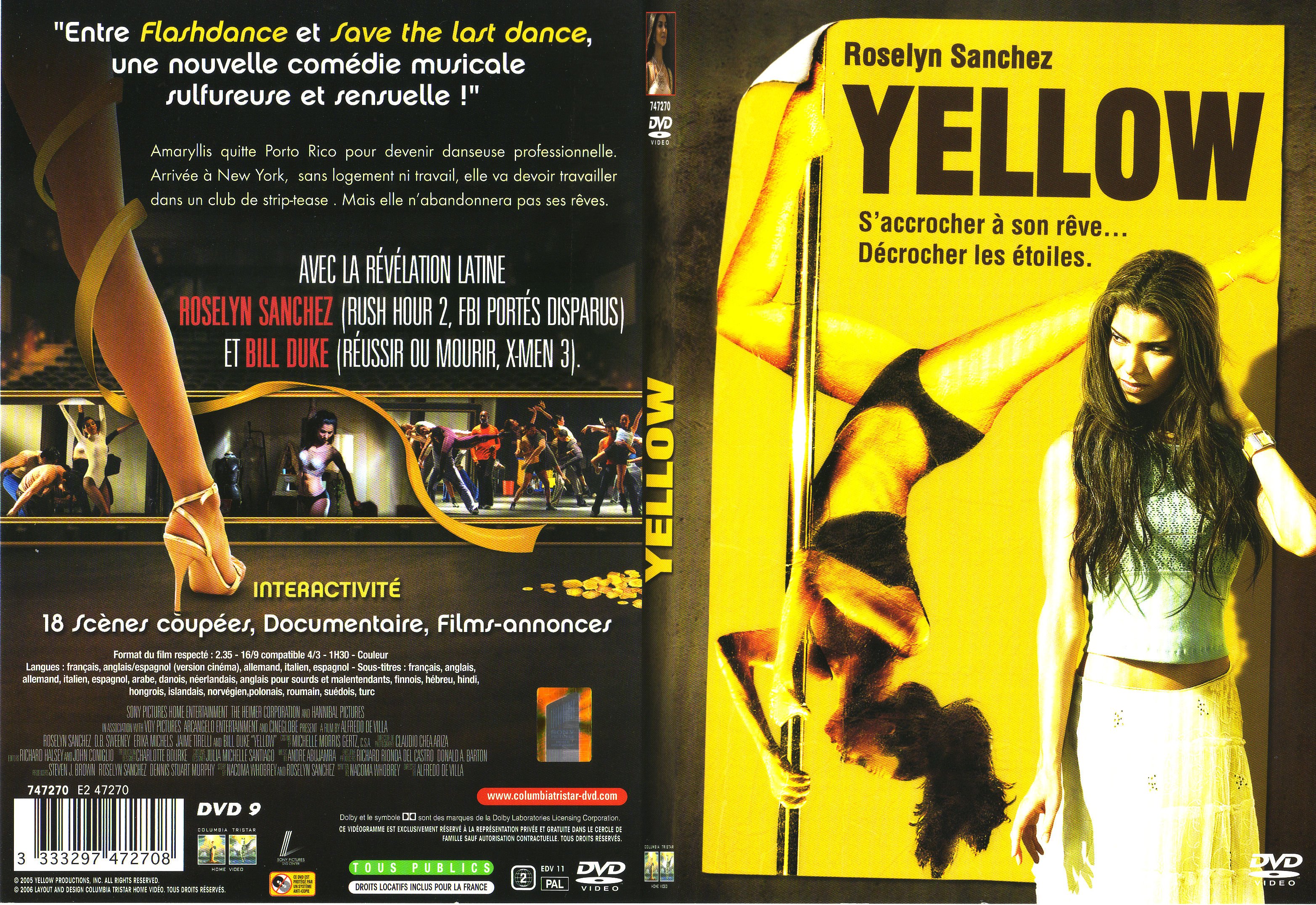 Jaquette DVD Yellow - SLIM
