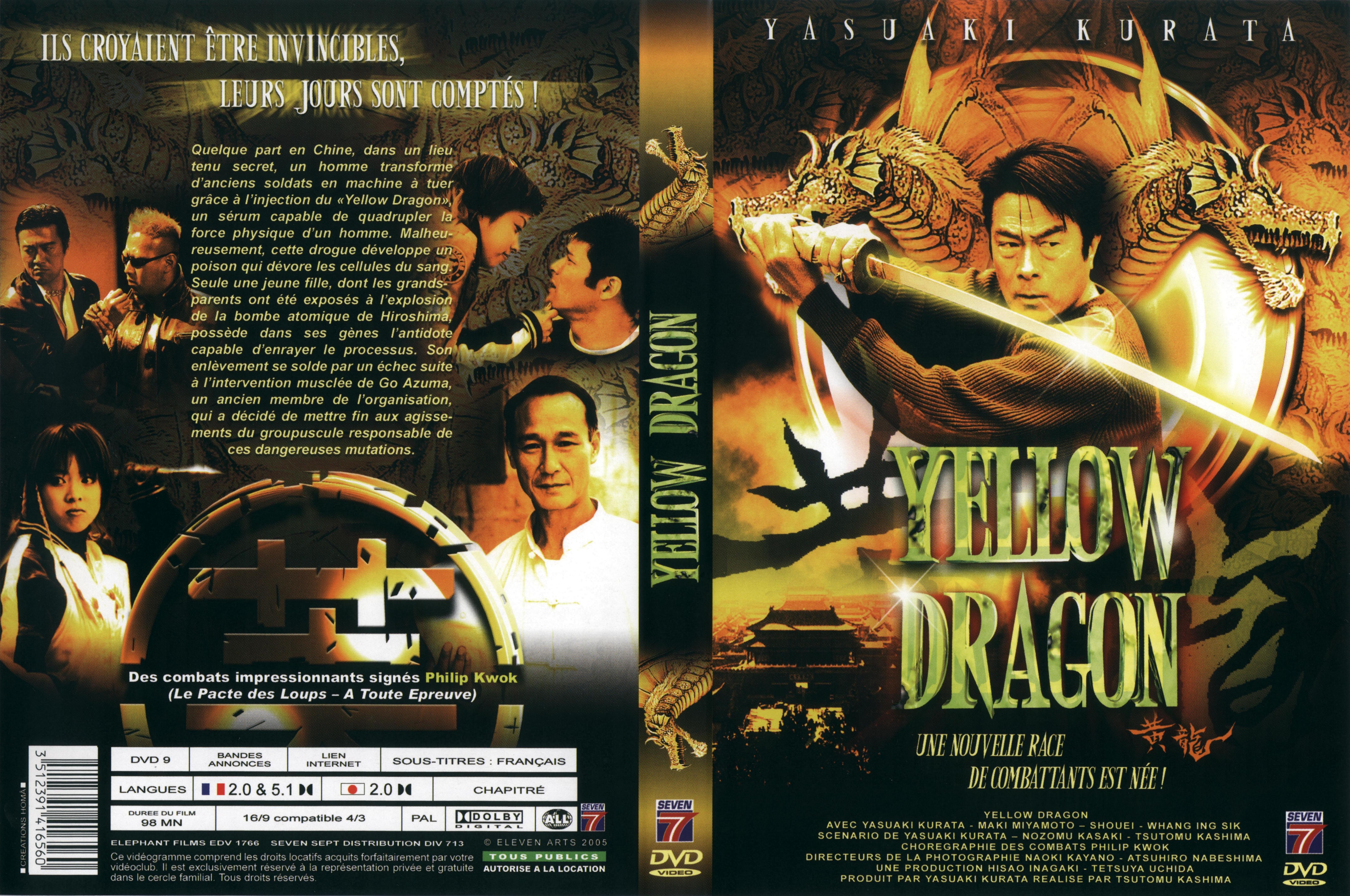 Jaquette DVD Yellow dragon