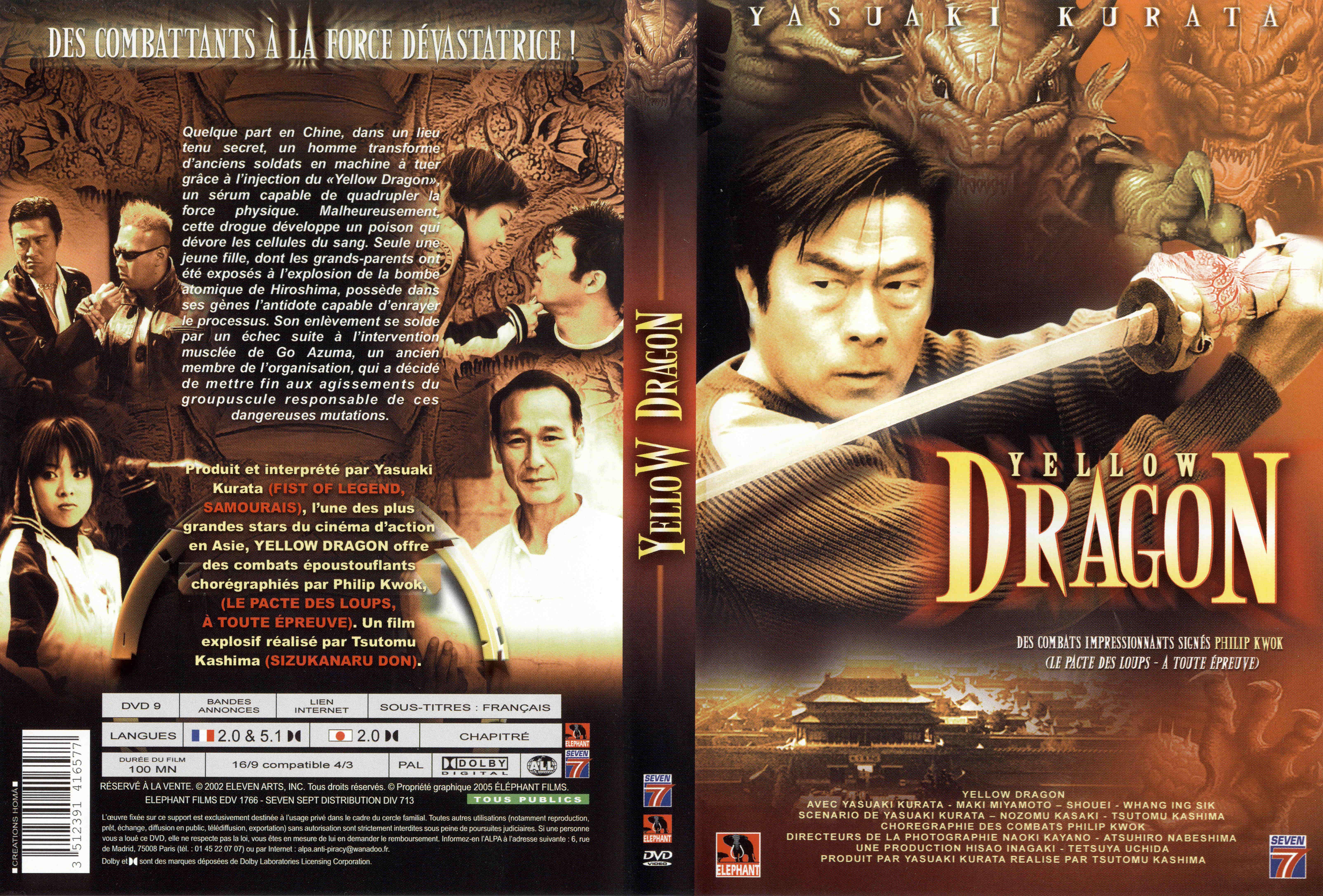 Jaquette DVD Yellow dragon v2